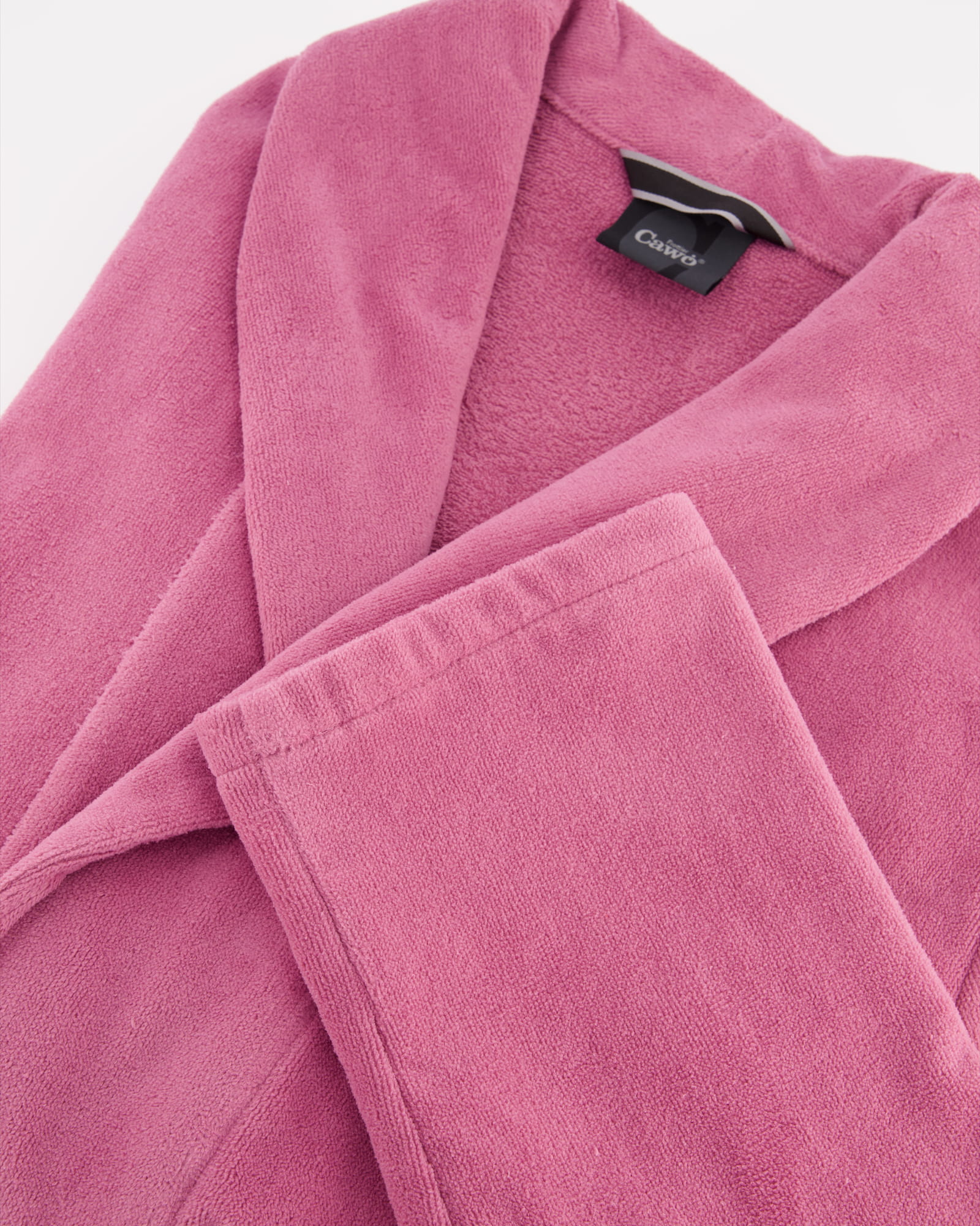 Cawö Home Damen Bademantel Schalkragen 836 - Farbe: blush - 22 - S