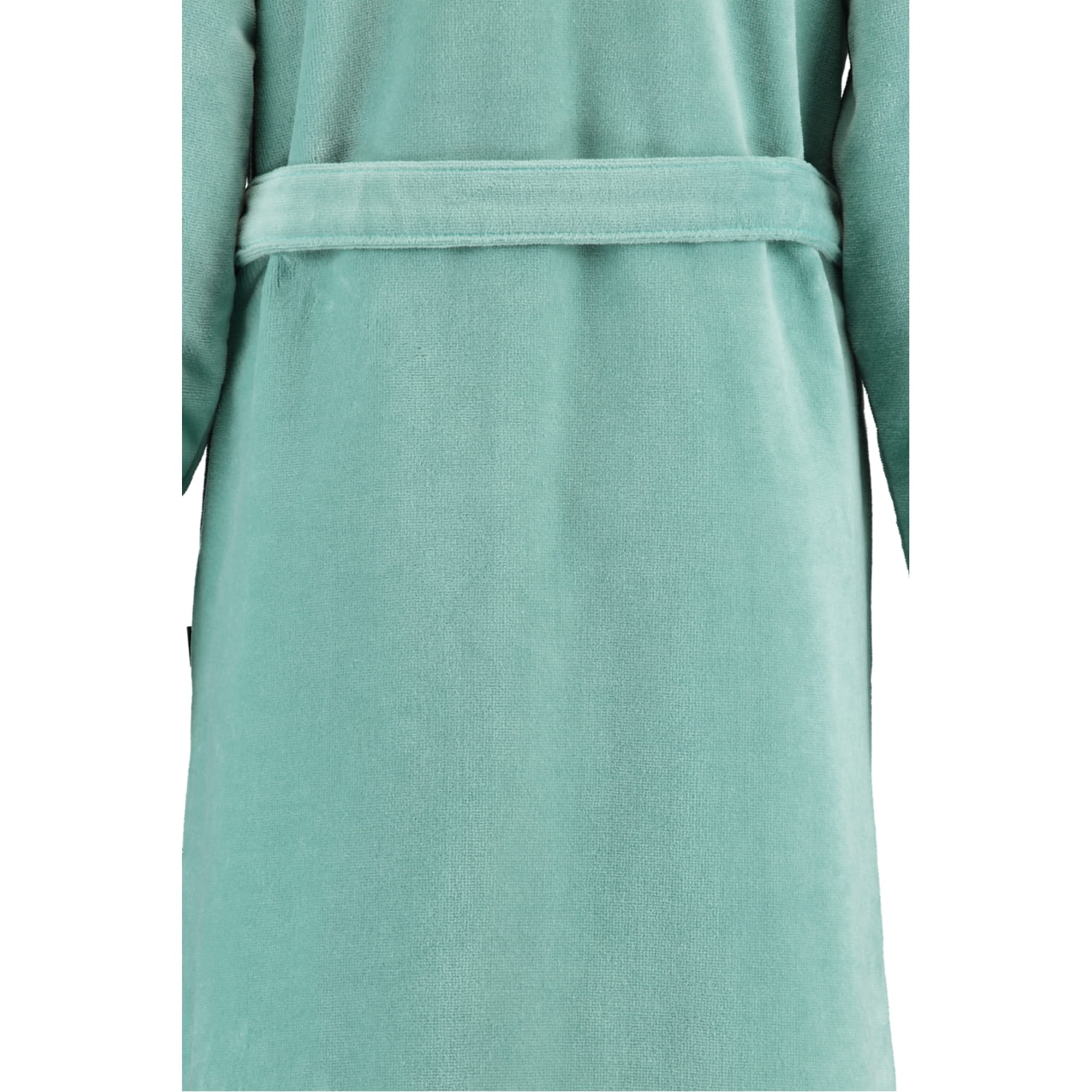 Cawö Damen Bademantel 3346 Spatenkragen - Farbe: seegrün - 481