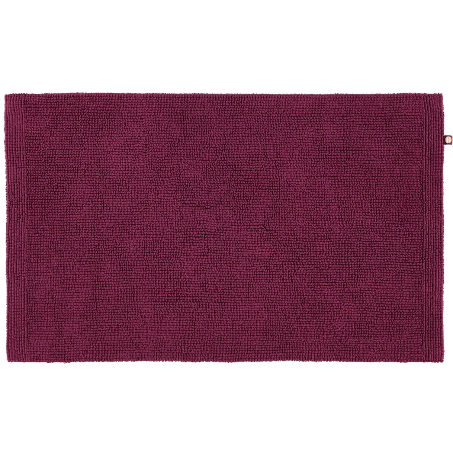 Rhomtuft - Badteppich Pur - Farbe: berry - 237 - 60x100 cm