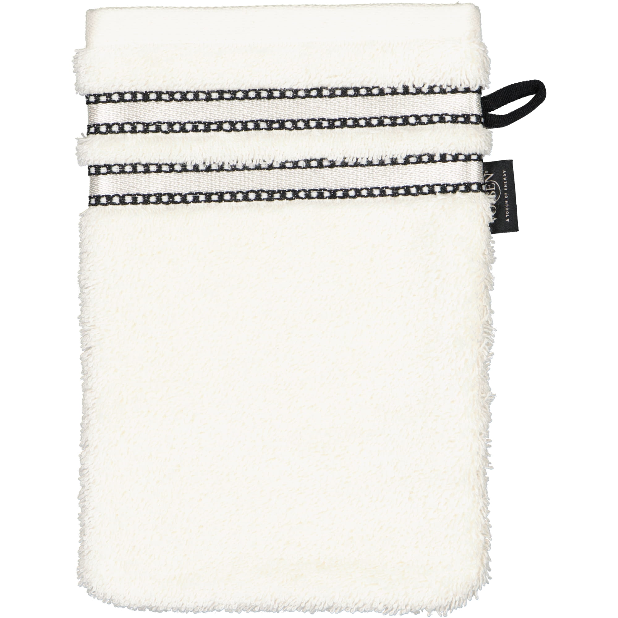 Vossen Handtücher Cult de Luxe ivory - 1030 - Waschhandschuh 16x22 cm