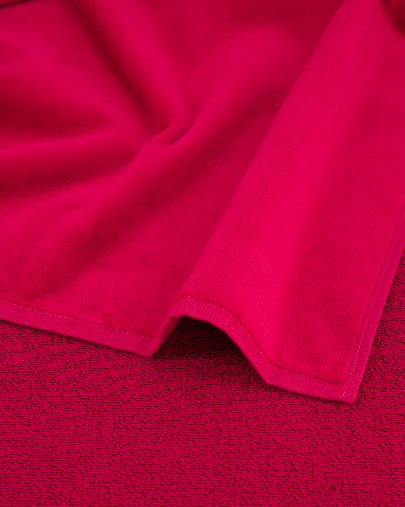 Vossen Strandtücher Beach Club cranberry - 3770 - Strandtuch 100x180 cm
