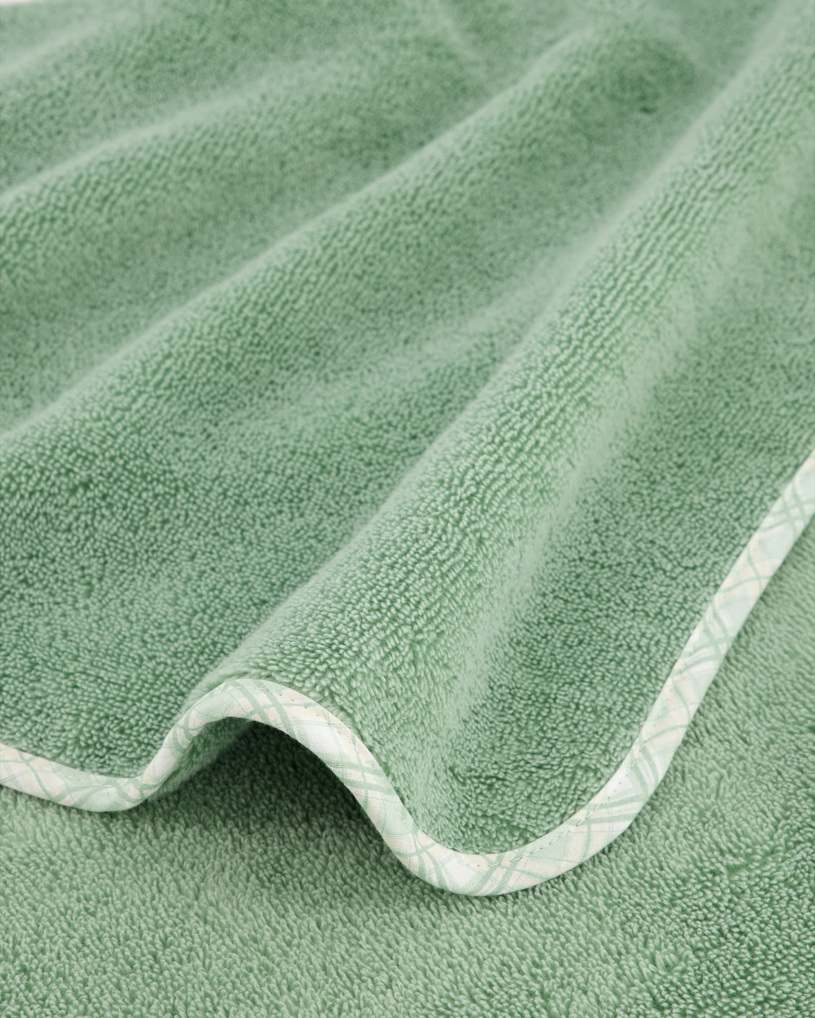 Vossen Kapuzentücher Teddy soft green - 5305 - Kapuzentuch 100x100 cm
