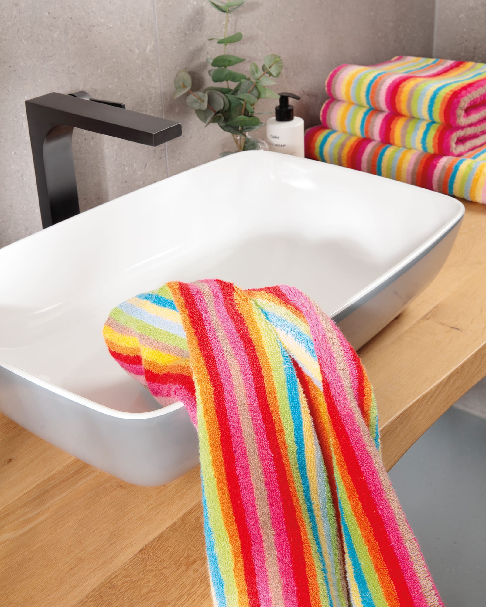 Cawö Badematten Lifestyle Streifen 7008 multicolor - 25 - 50x80 cm