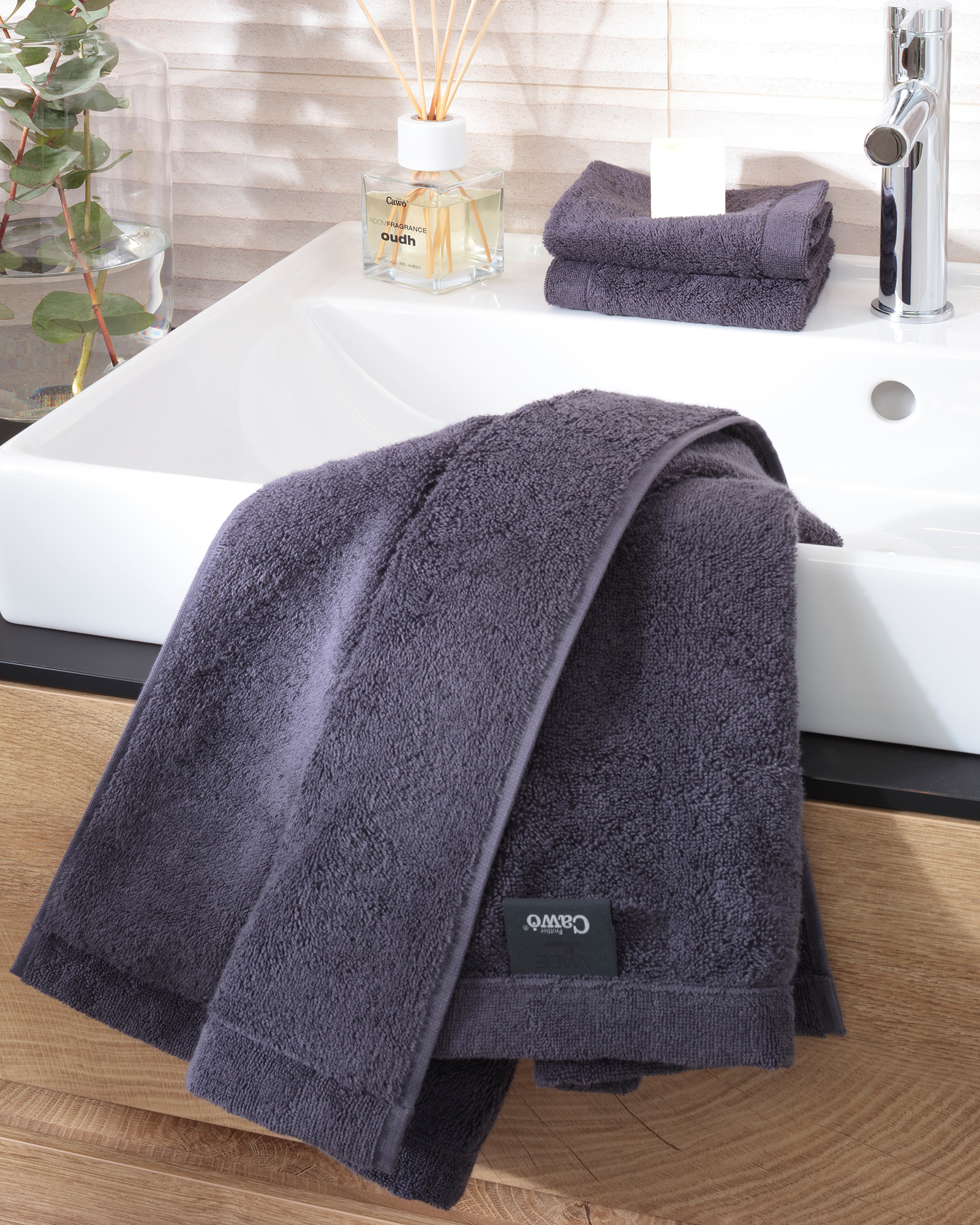Cawö Handtücher Lifestyle Uni 7007 midnight - 878 - Gästetuch 30x50 cm