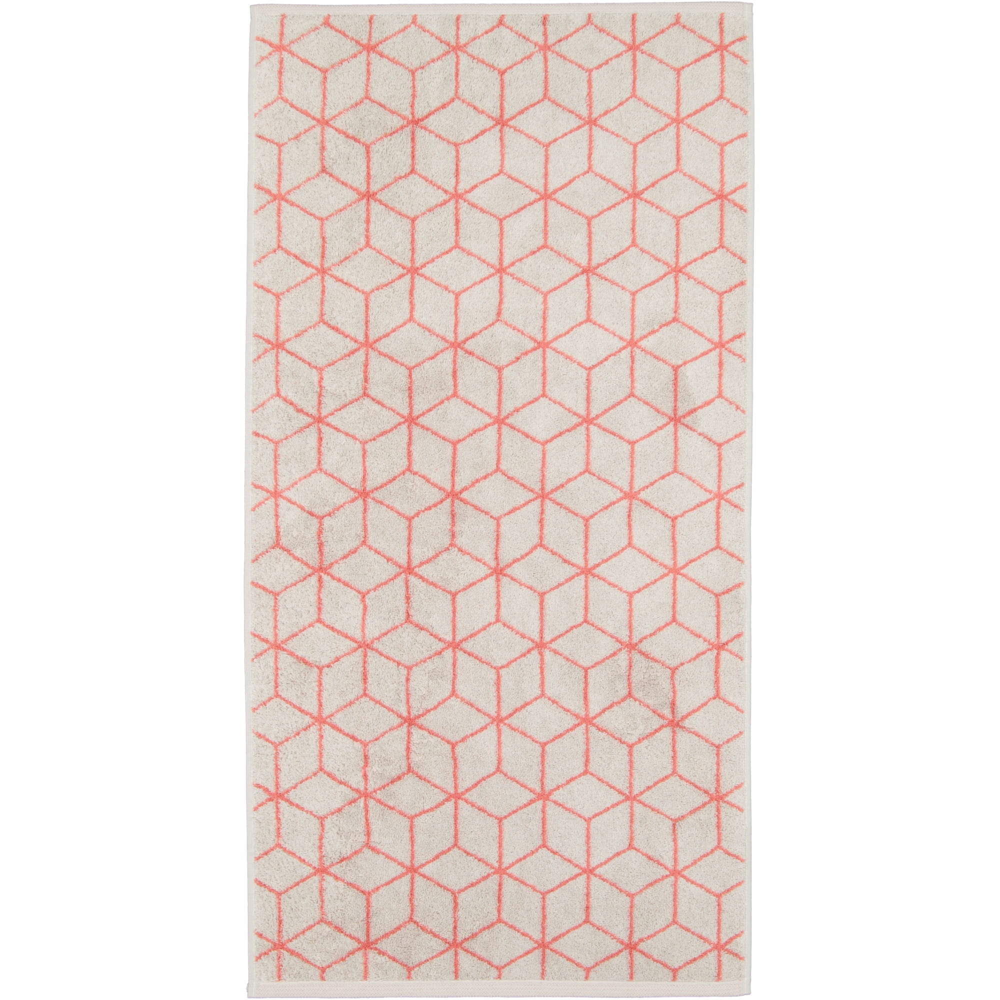 Villeroy & Boch Coordinates Carré Colors 2559 french linen/coral - 72 - Handtuch 50x100 cm