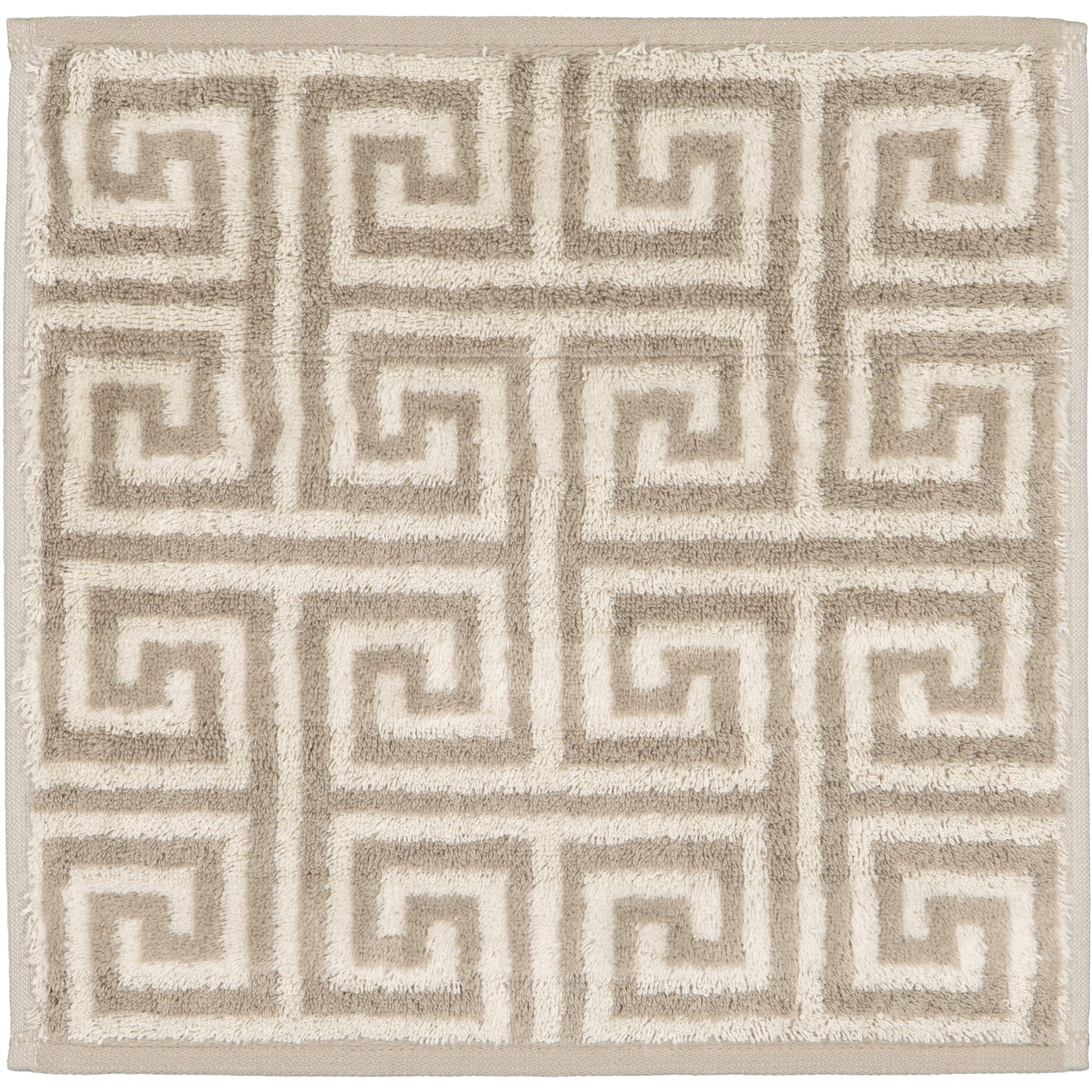 Cawö Handtücher Noblesse Elegance Allover 1088 graphit - 37 - Seiflappen 30x30 cm