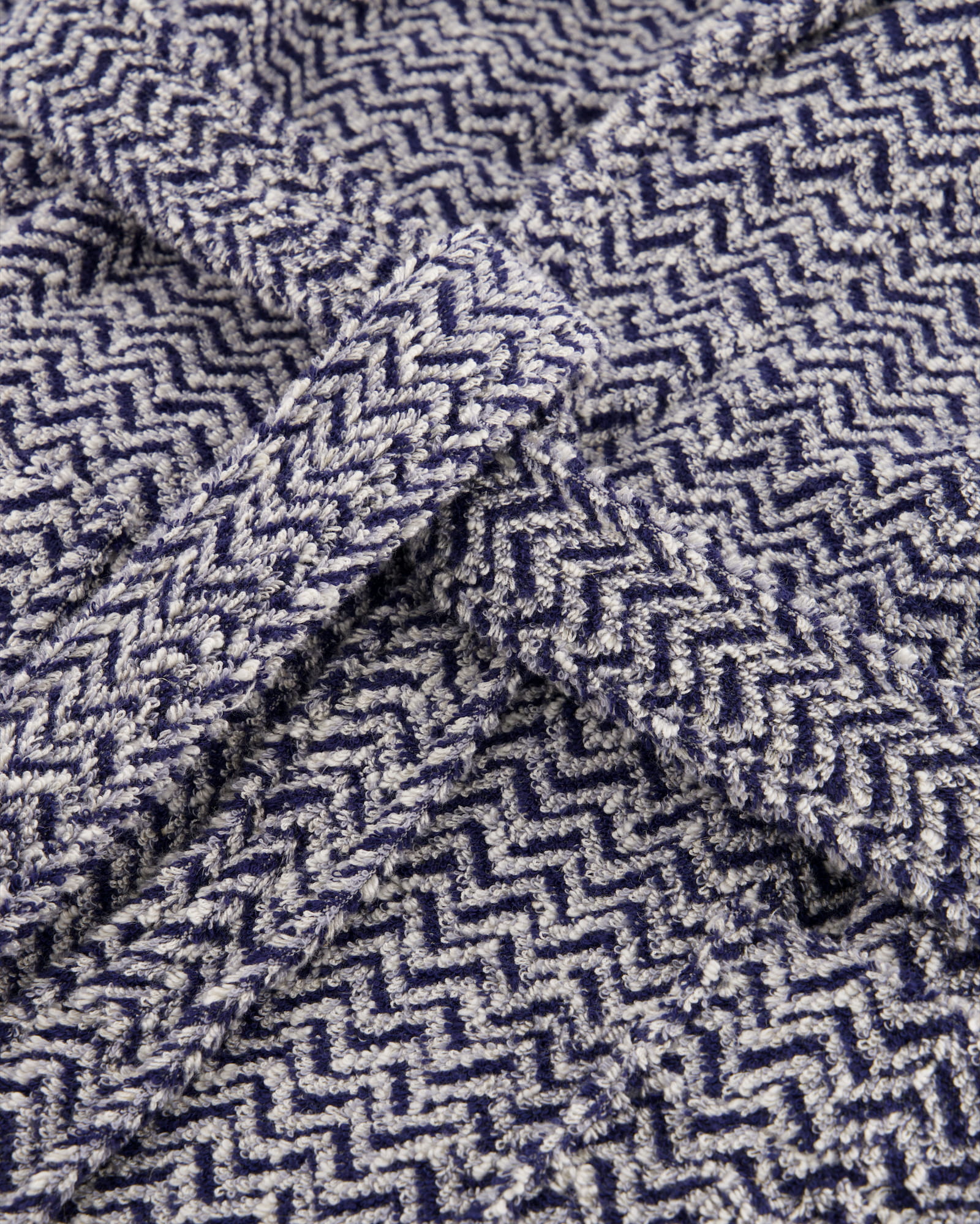 Möve unisex Kapuze Brooklyn Fischgrat nature/deep sea - 042