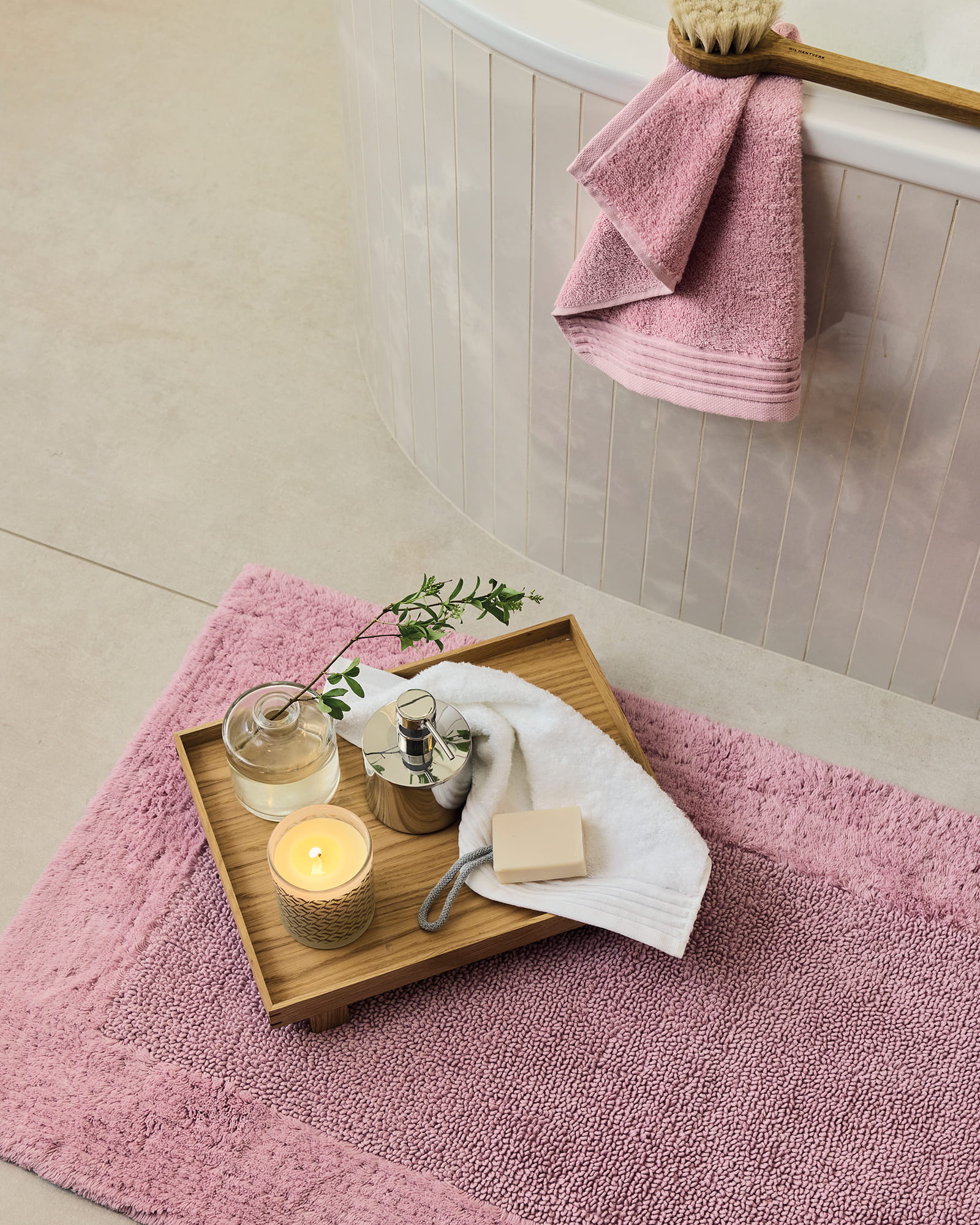 Möve Loft - Farbe: rose - 290 (0-5420/8708) - Handtuch 50x100 cm