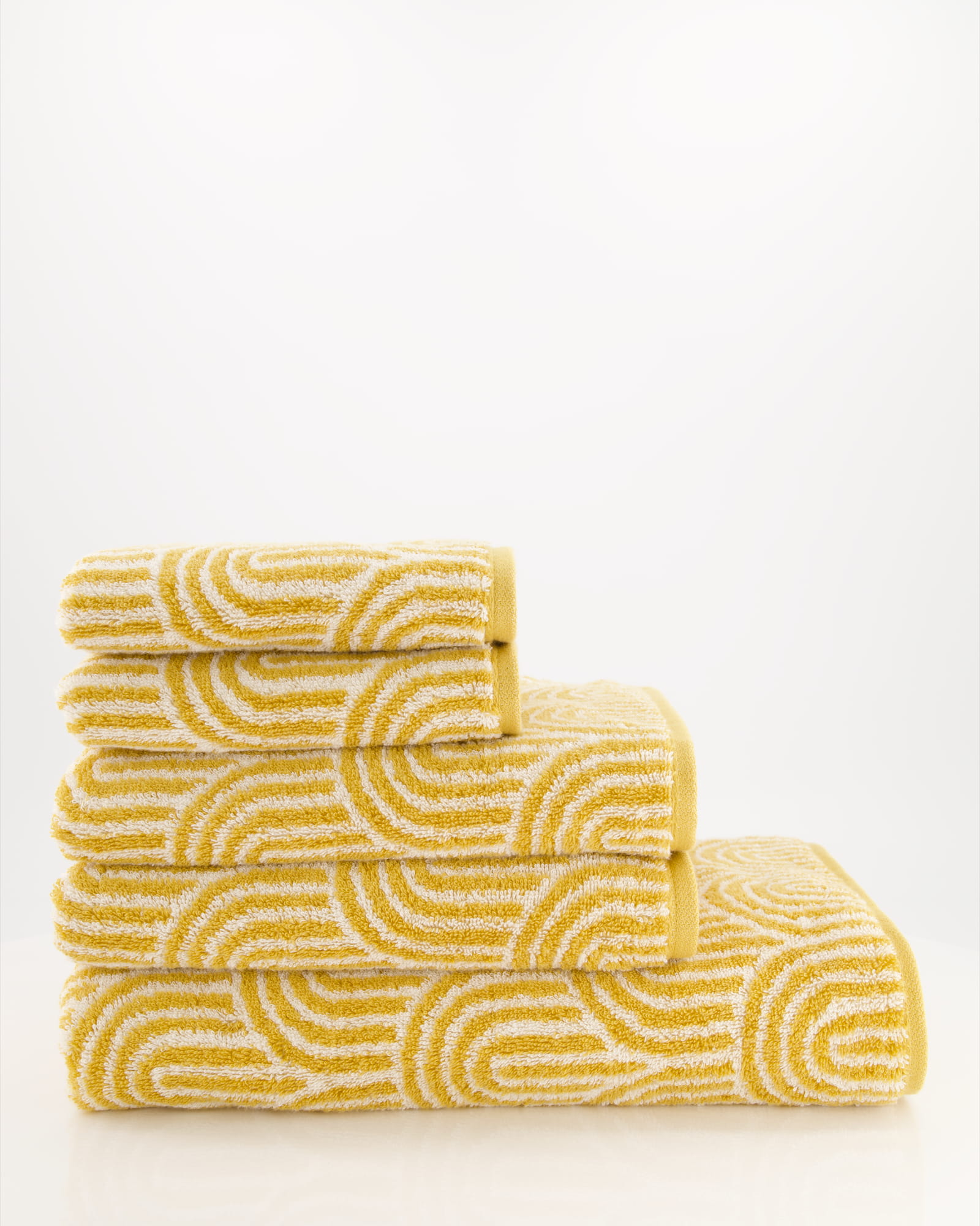 Cawö Handtücher Maison Bögen 6268 gold - 35 - Handtuch 50x100 cm