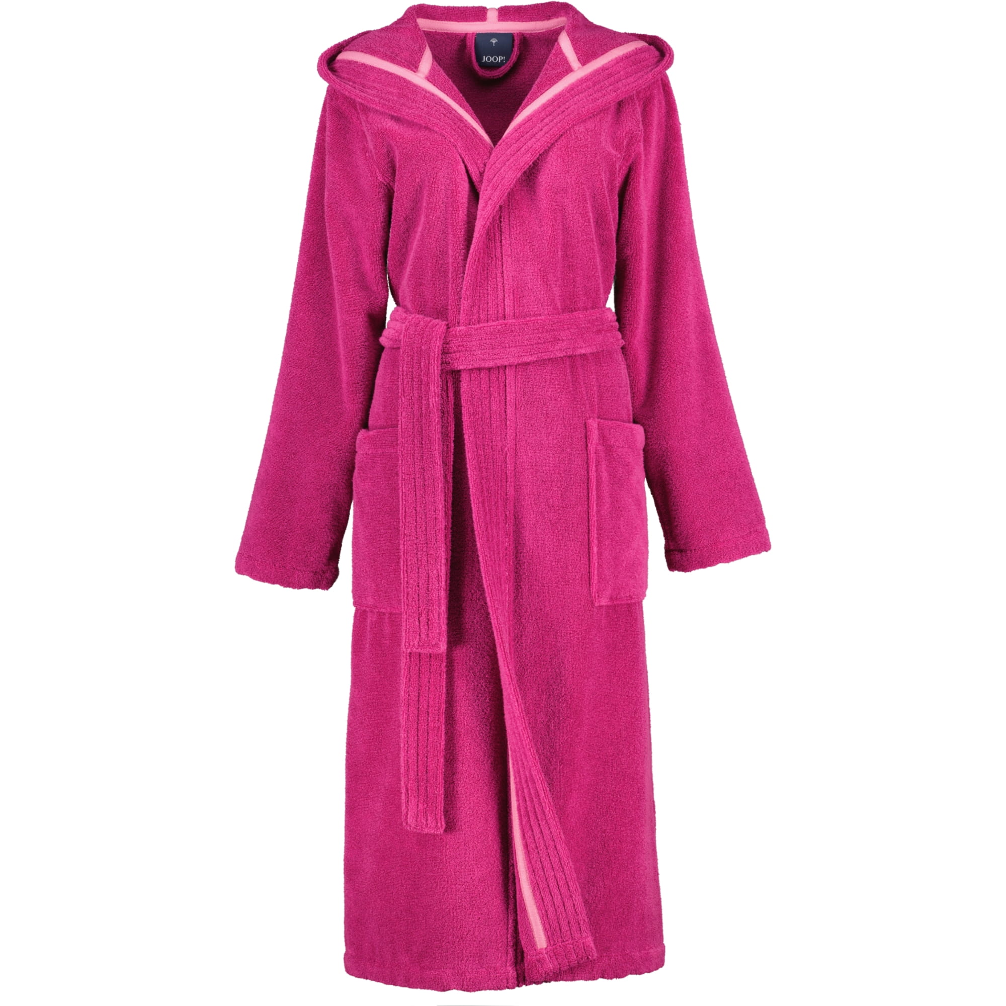 JOOP! Damen Bademantel - Kapuze 1649 - Farbe: Beere - 207