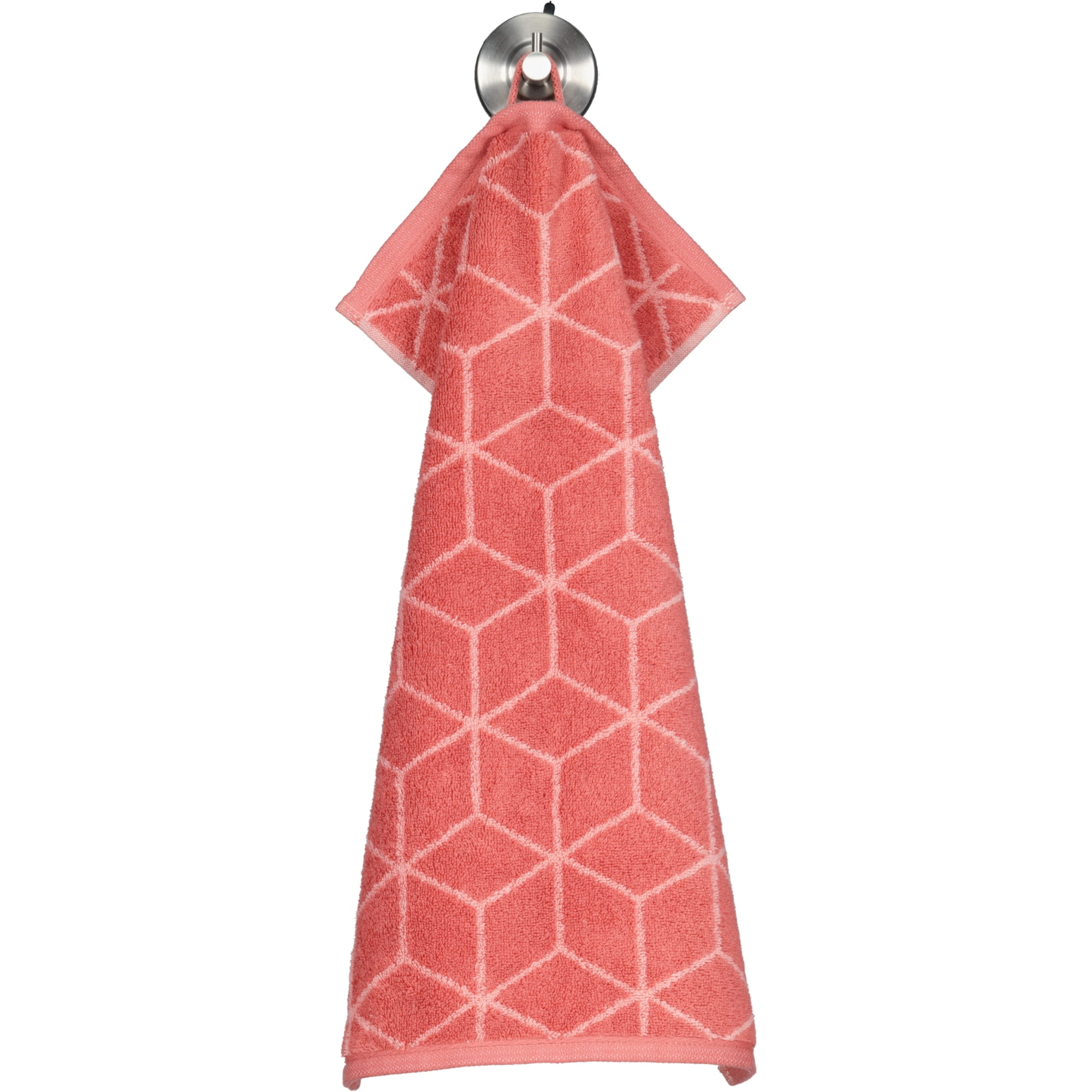 Villeroy & Boch Handtücher Coordinates Carré 2557 coral - 22 - Gästetuch 30x50 cm