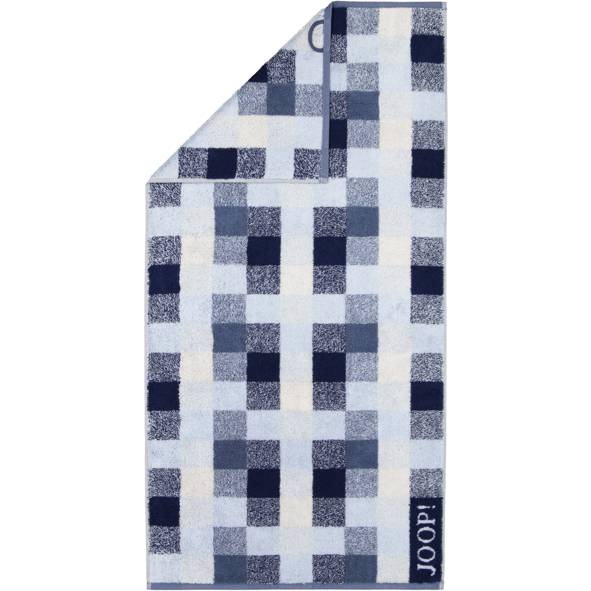 JOOP! Handtücher Vibe Karo 1699 ozean - 11 - Handtuch 50x100 cm