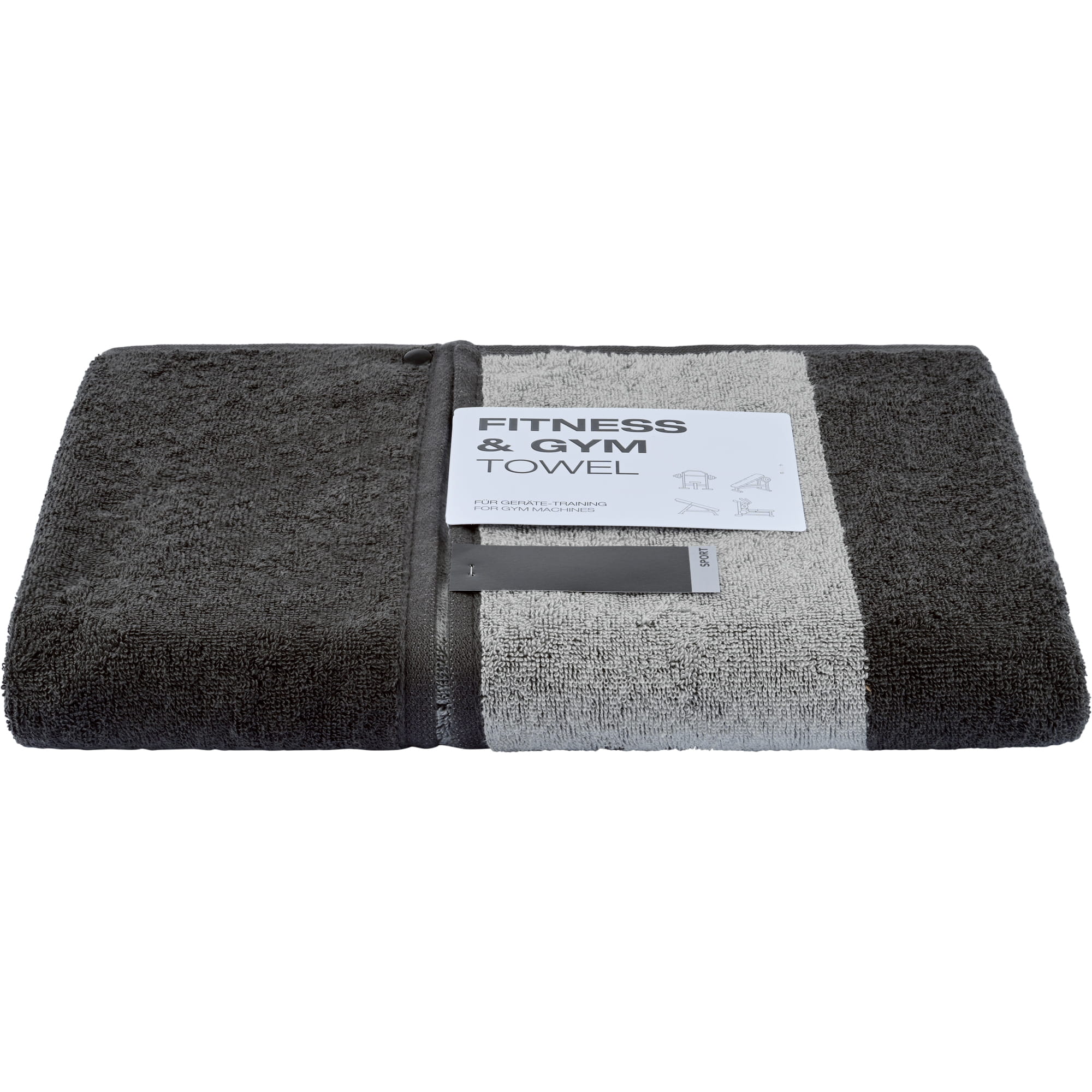 Cawö Fitness-Handtücher SPORT 6290 metal - 77 - 50x130 cm