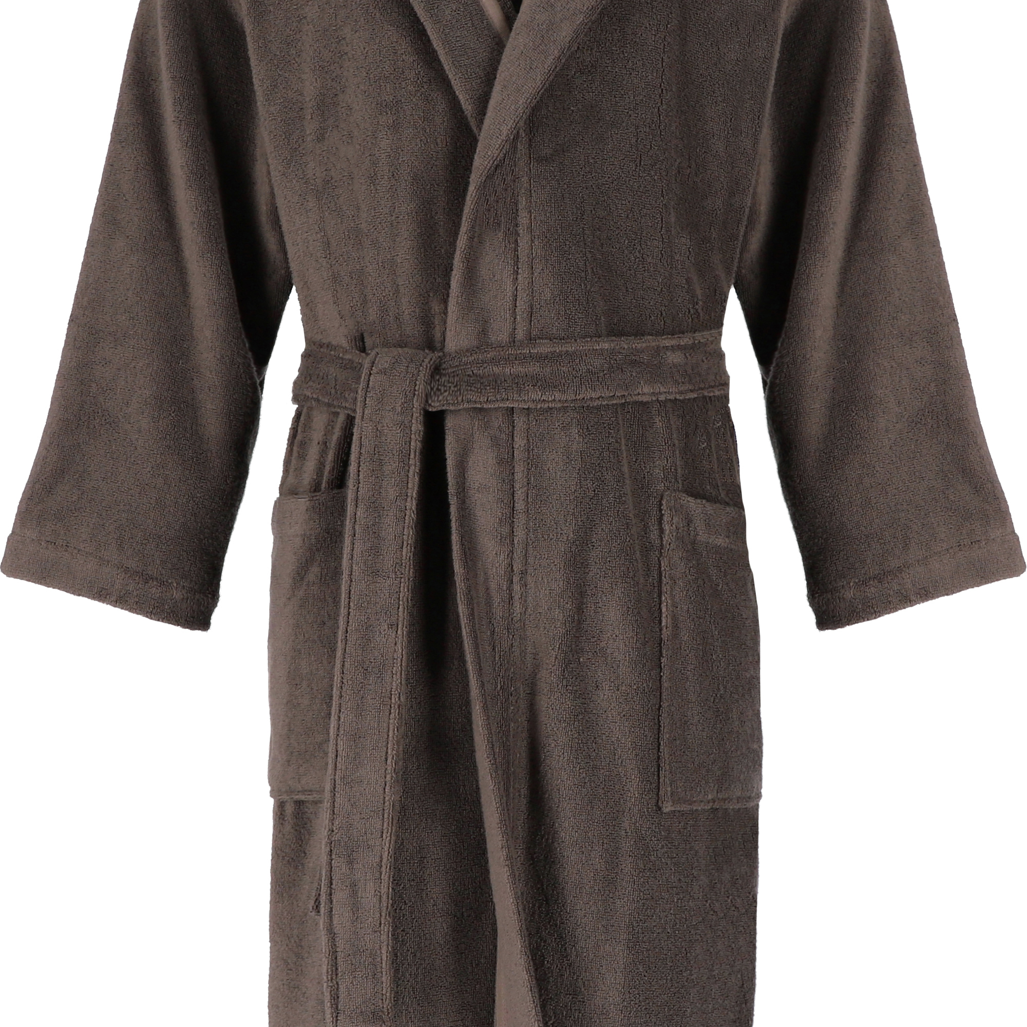 Cawö Home Bademäntel Herren Kapuze Uni 829 pepper - 37