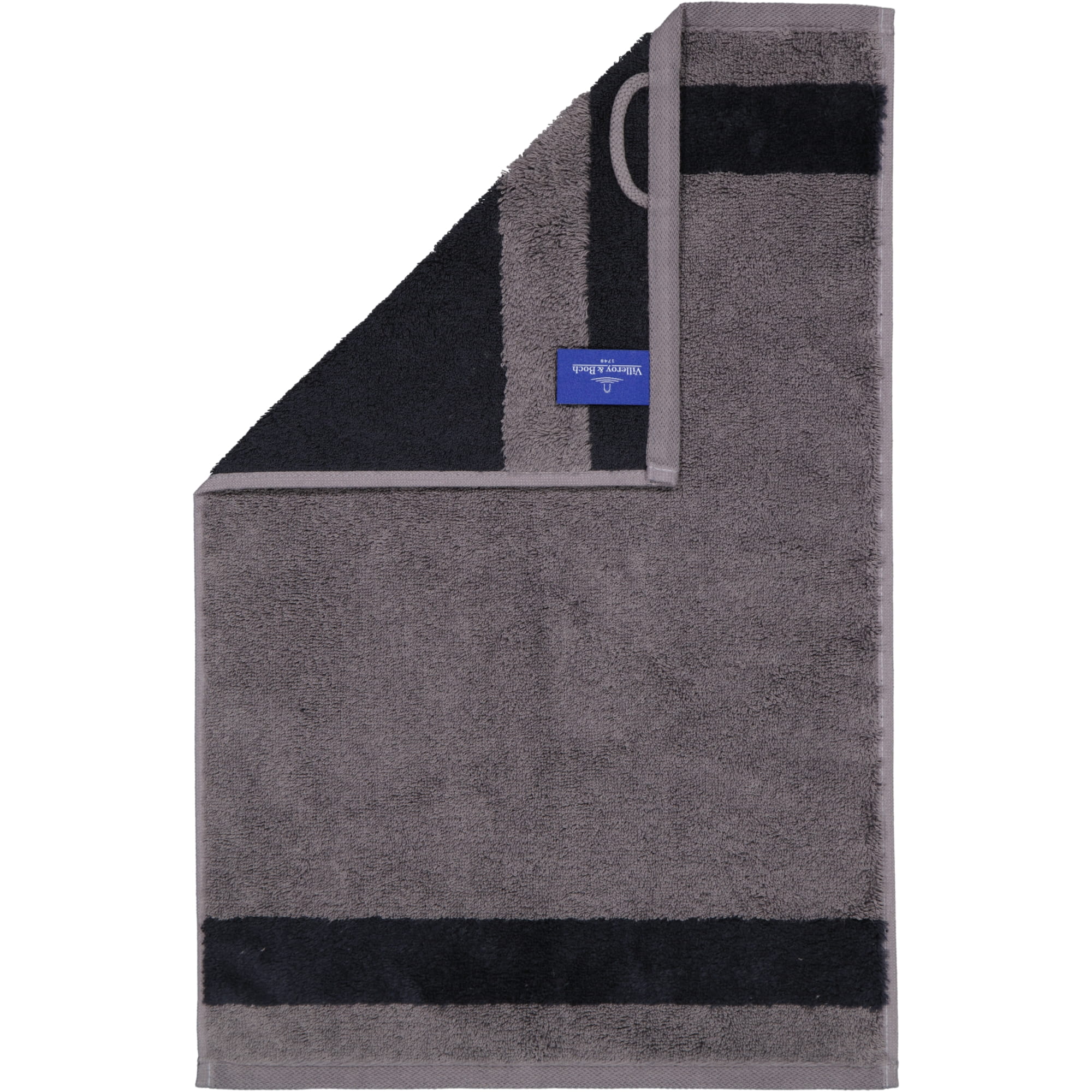 Villeroy & Boch Handtücher Luxury Double 2560 graphite - 79 - Gästetuch 30x50 cm