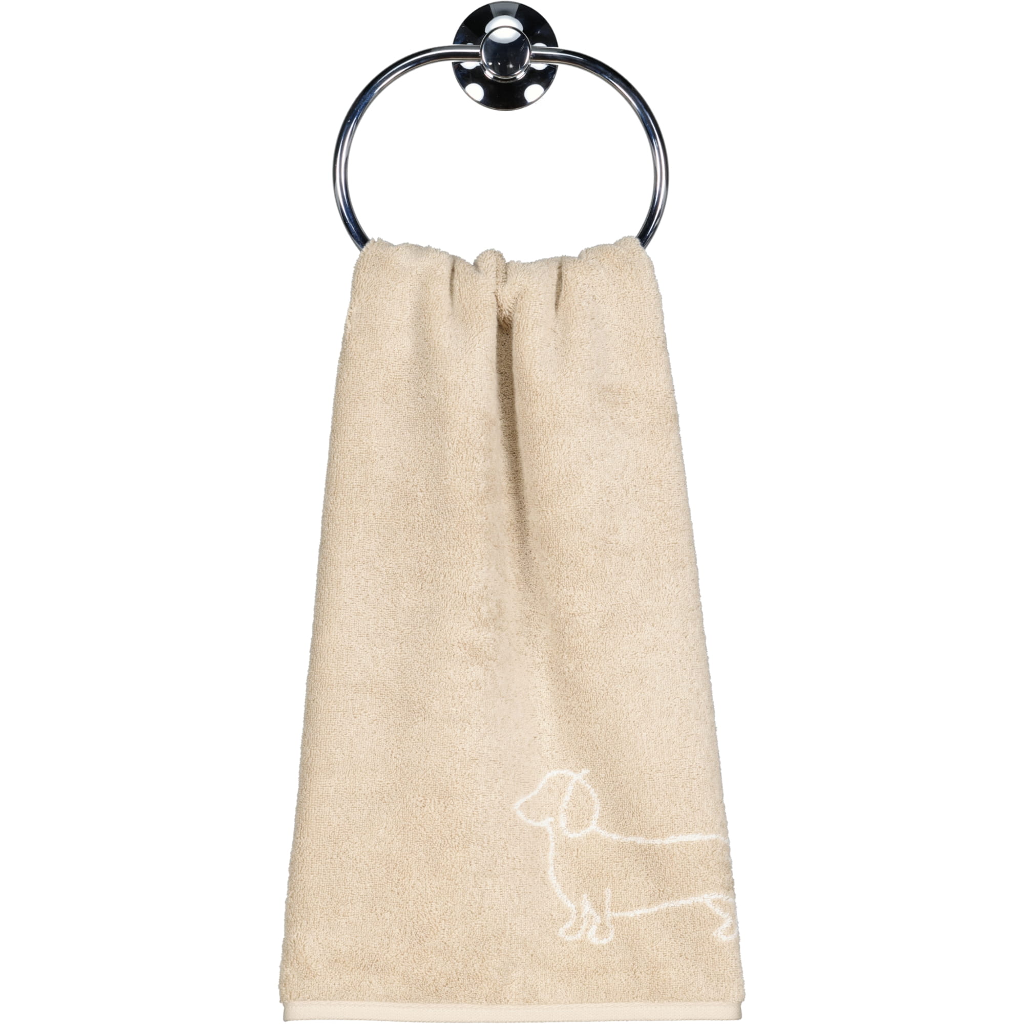 Cawö Handtücher WE LOVE DOGS Companion 6248 Natur-Beige - 33 - Handtuch 50x100 cm