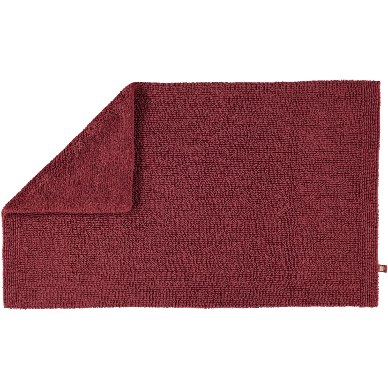 Rhomtuft - Badteppich Pur - Farbe: marsala - 391