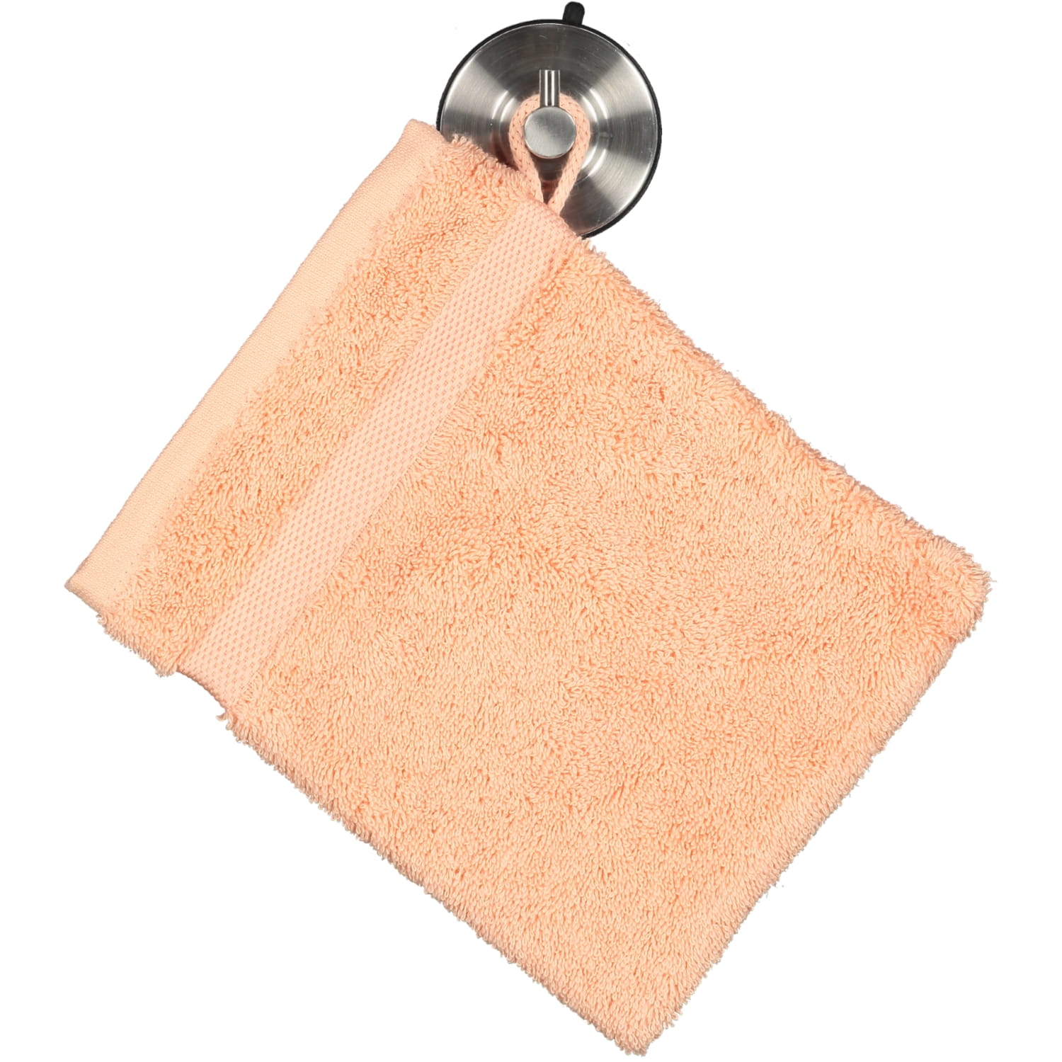 Rhomtuft - Handtücher Princess - Farbe: peach - 405 - Waschhandschuh 16x22 cm