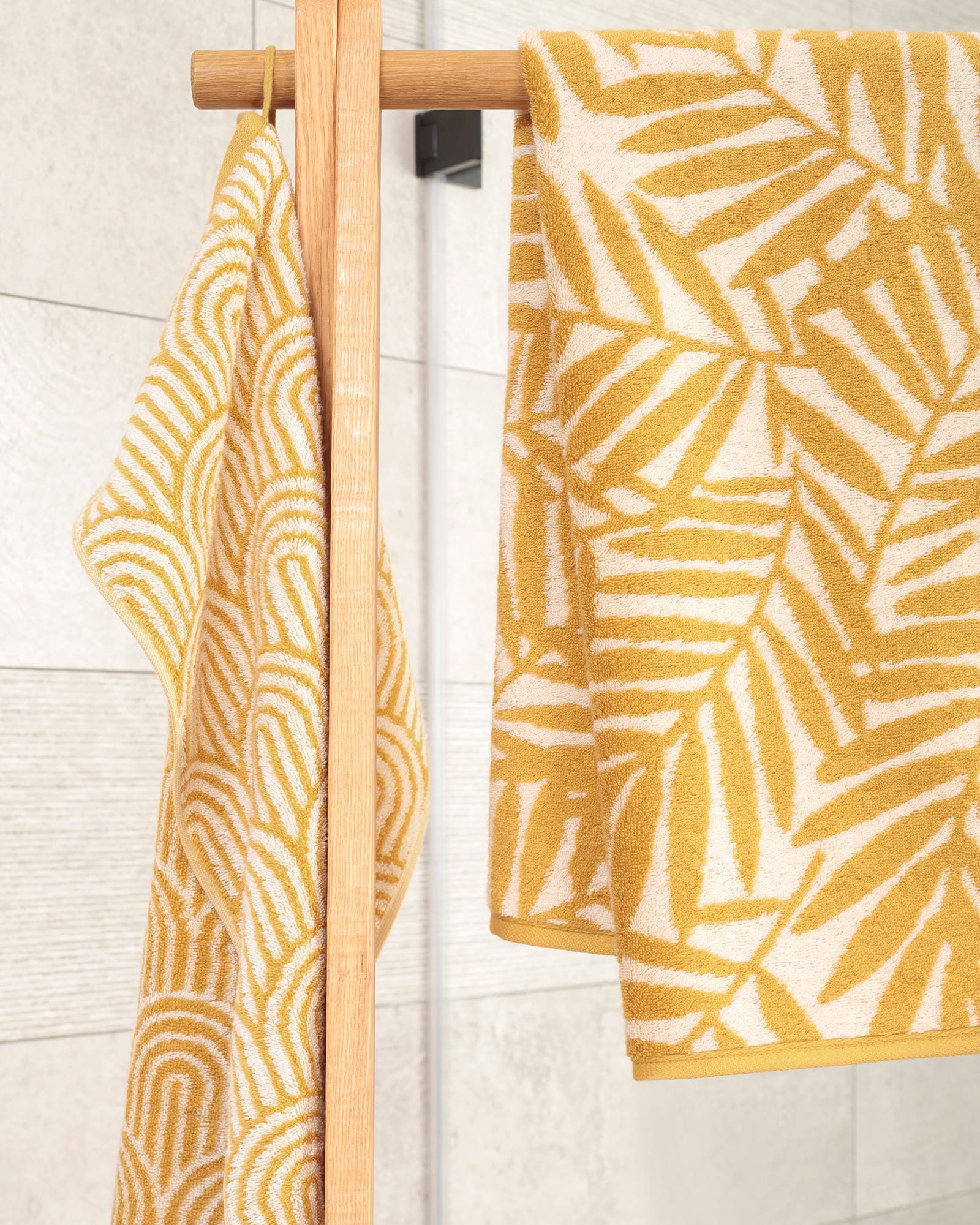 Cawö Handtücher Maison Bögen 6268 gold - 35 - Handtuch 50x100 cm