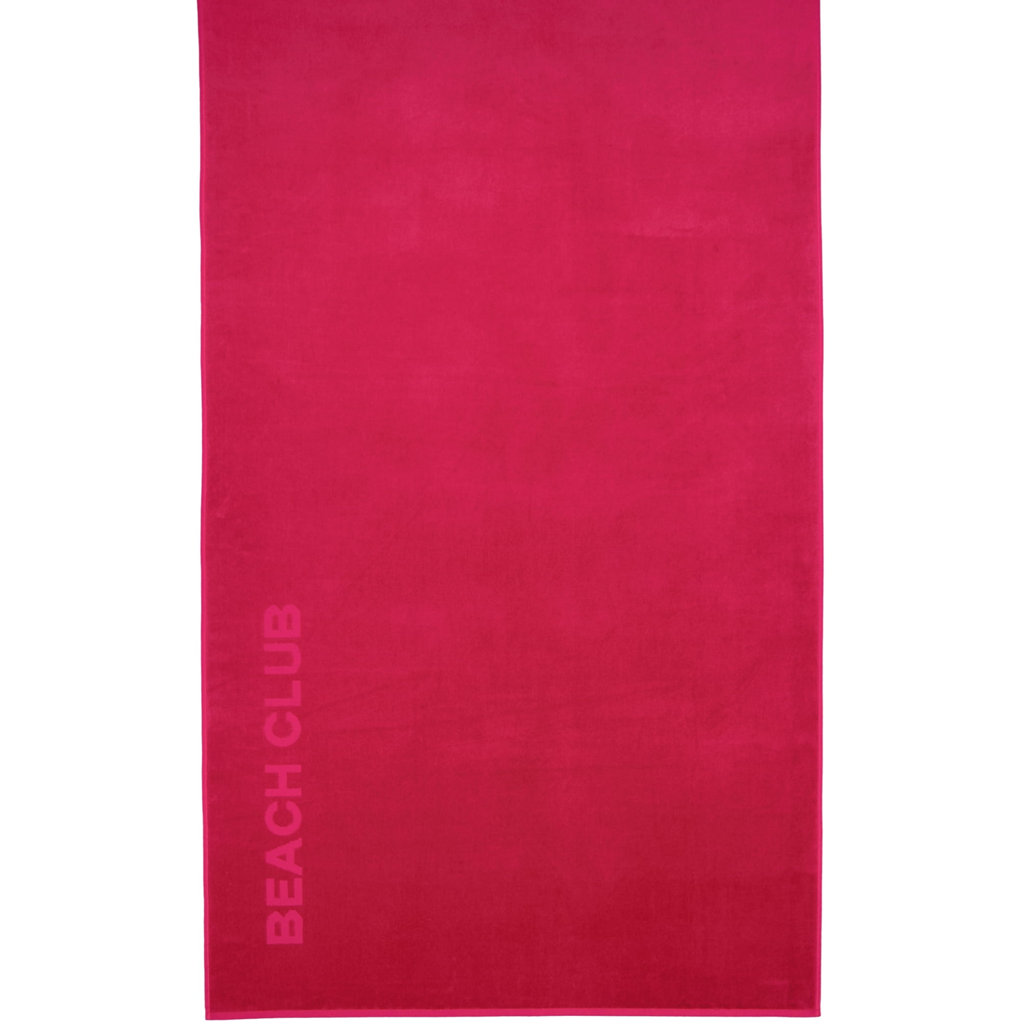 Vossen Strandtücher Beach Club cranberry - 3770 - Strandtuch 100x180 cm
