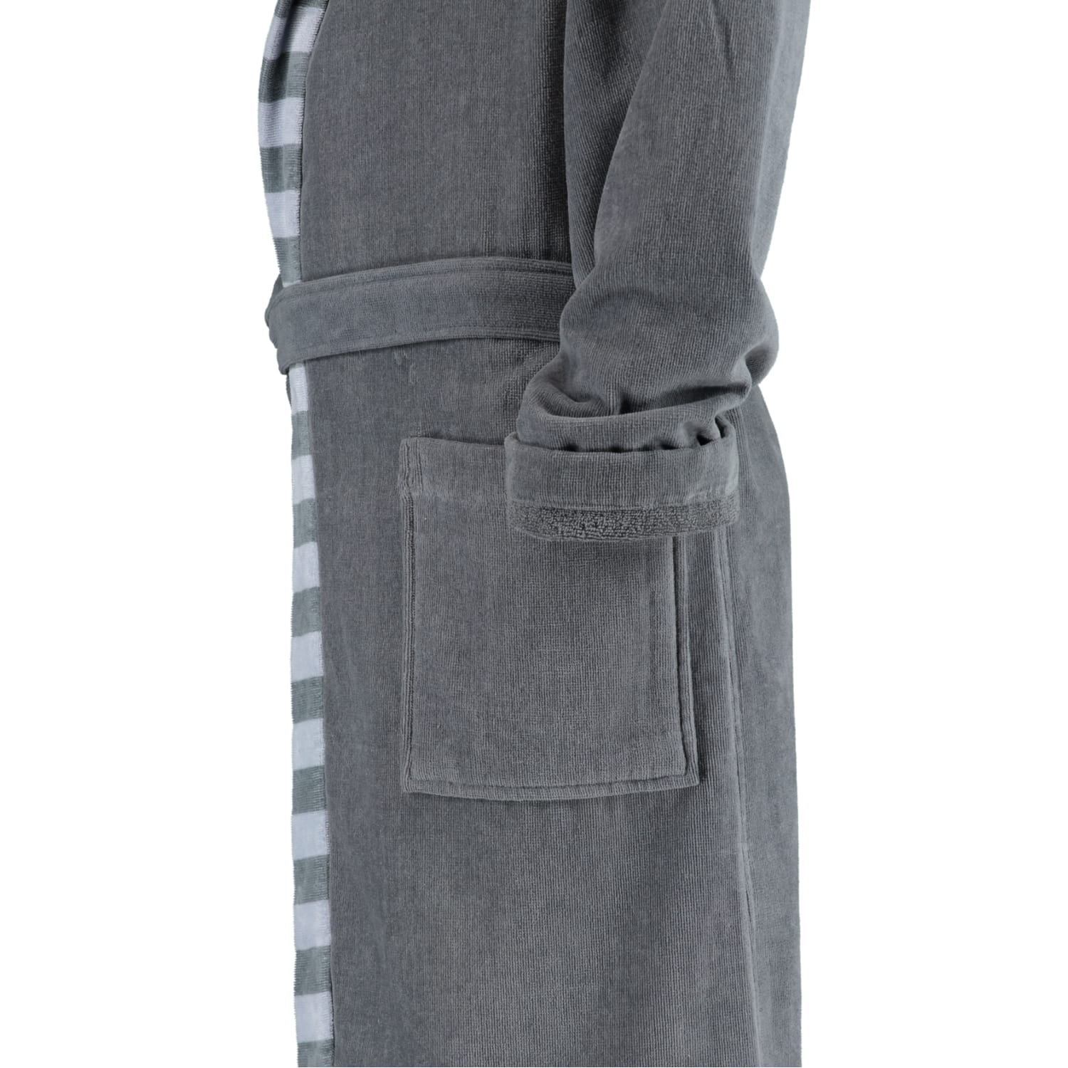 Esprit Herren Bademantel Day Men Kapuze - Farbe: grey steel - 740