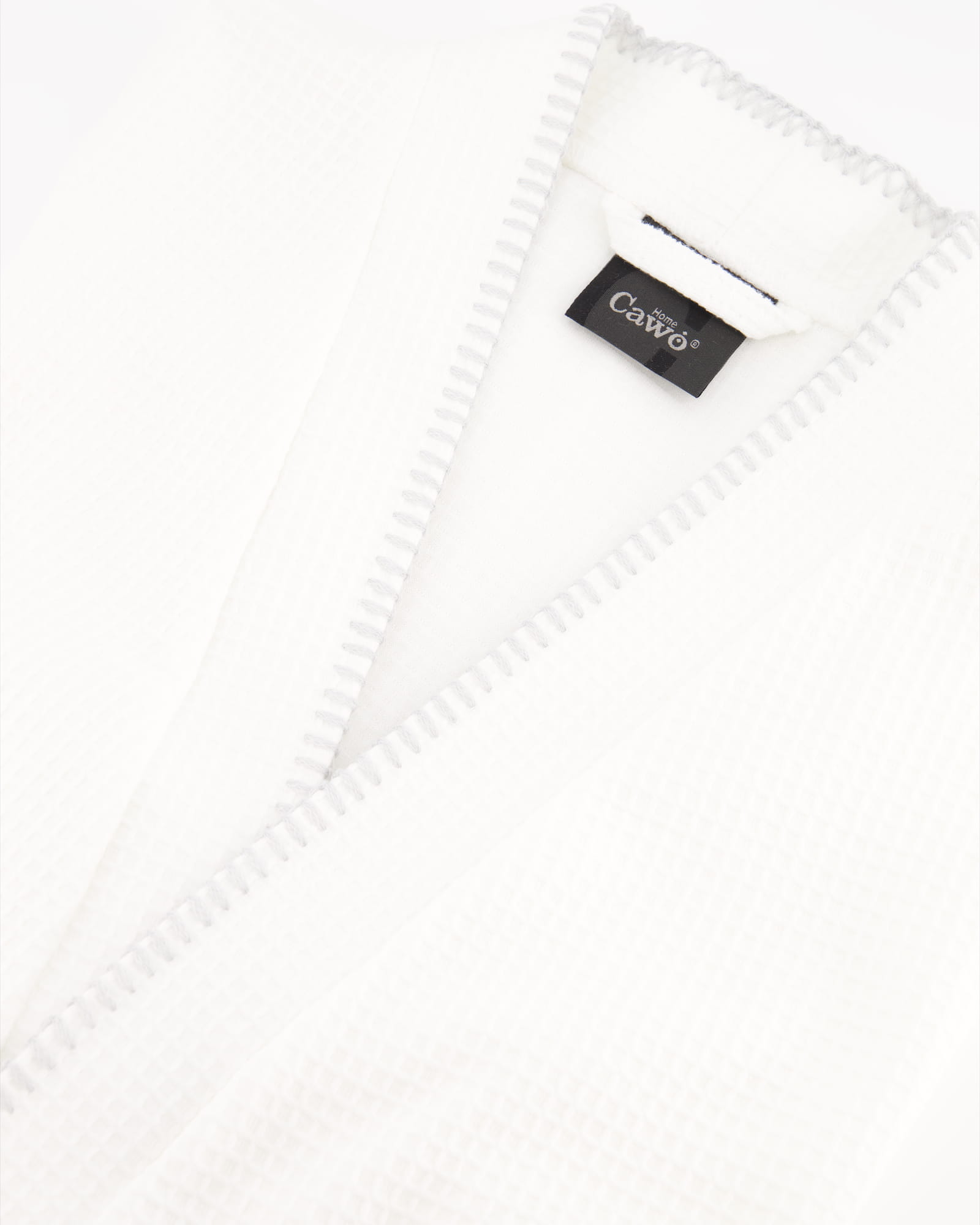 Cawö Home Bademäntel Damen Kimono Pique 812 weiß - 67 - M
