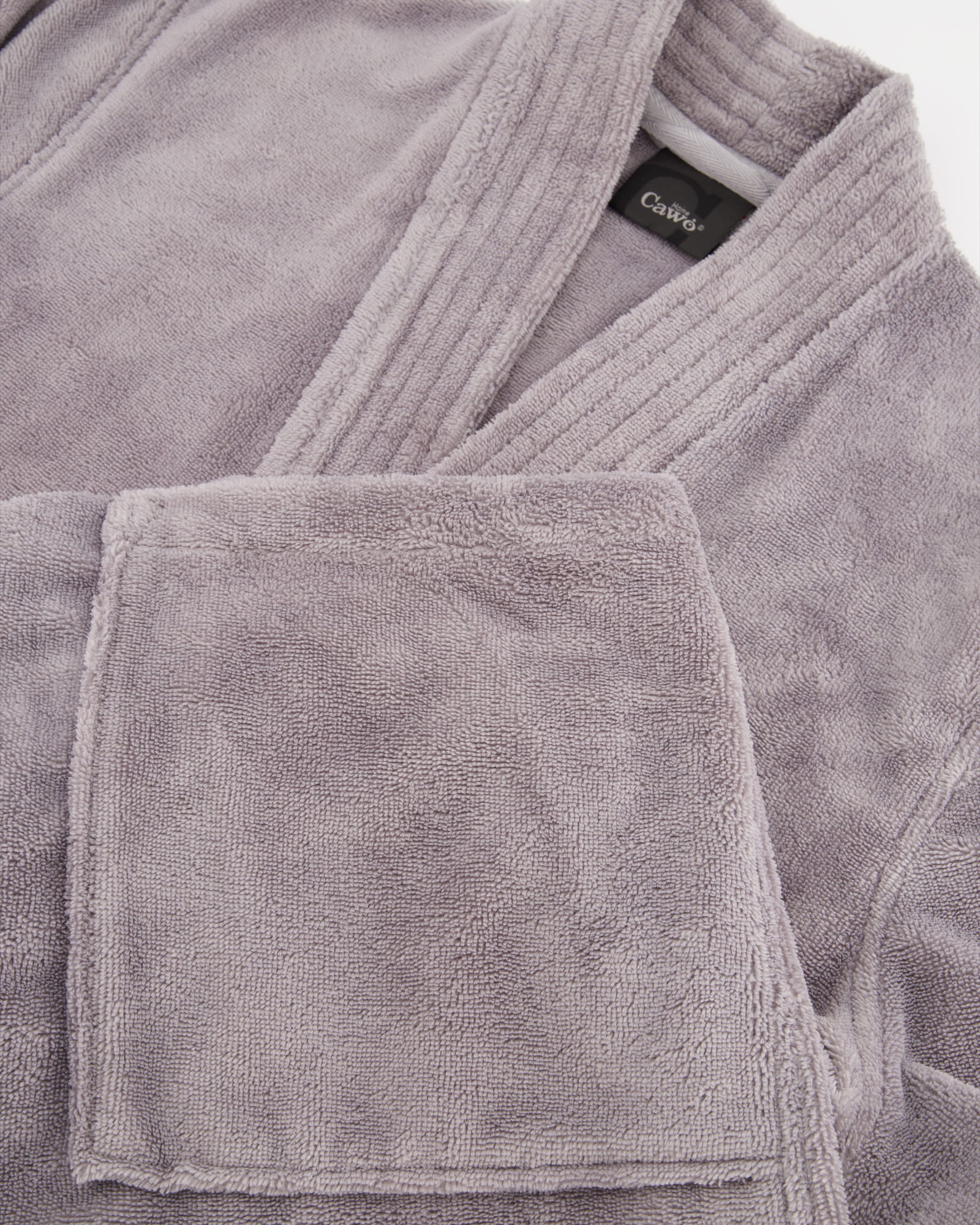 Cawö Home Herren Bademantel Kimono 800 - Farbe: graphit - 73