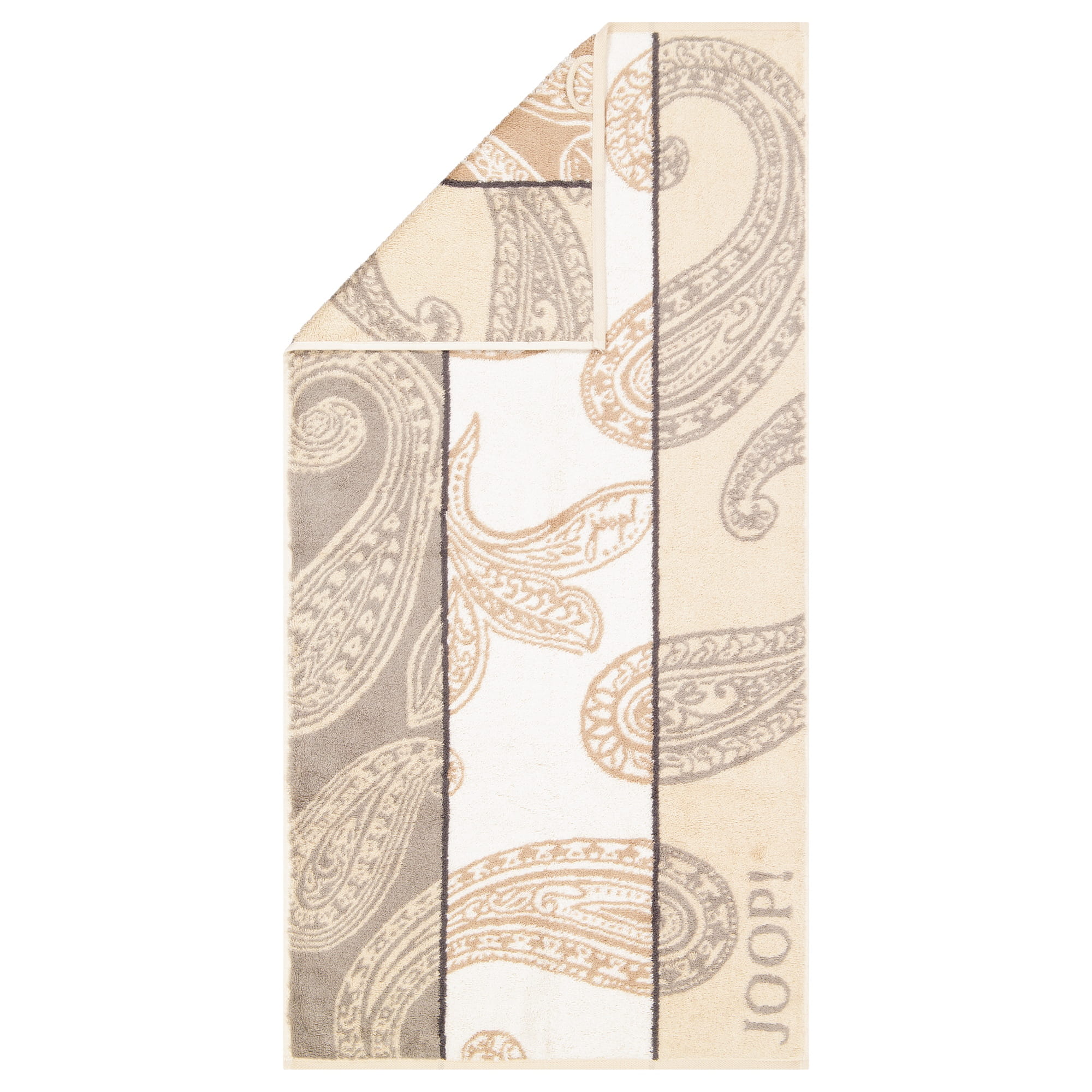 JOOP! Handtücher Contour Paisley 1714 Creme - 37 - Handtuch 50x100 cm