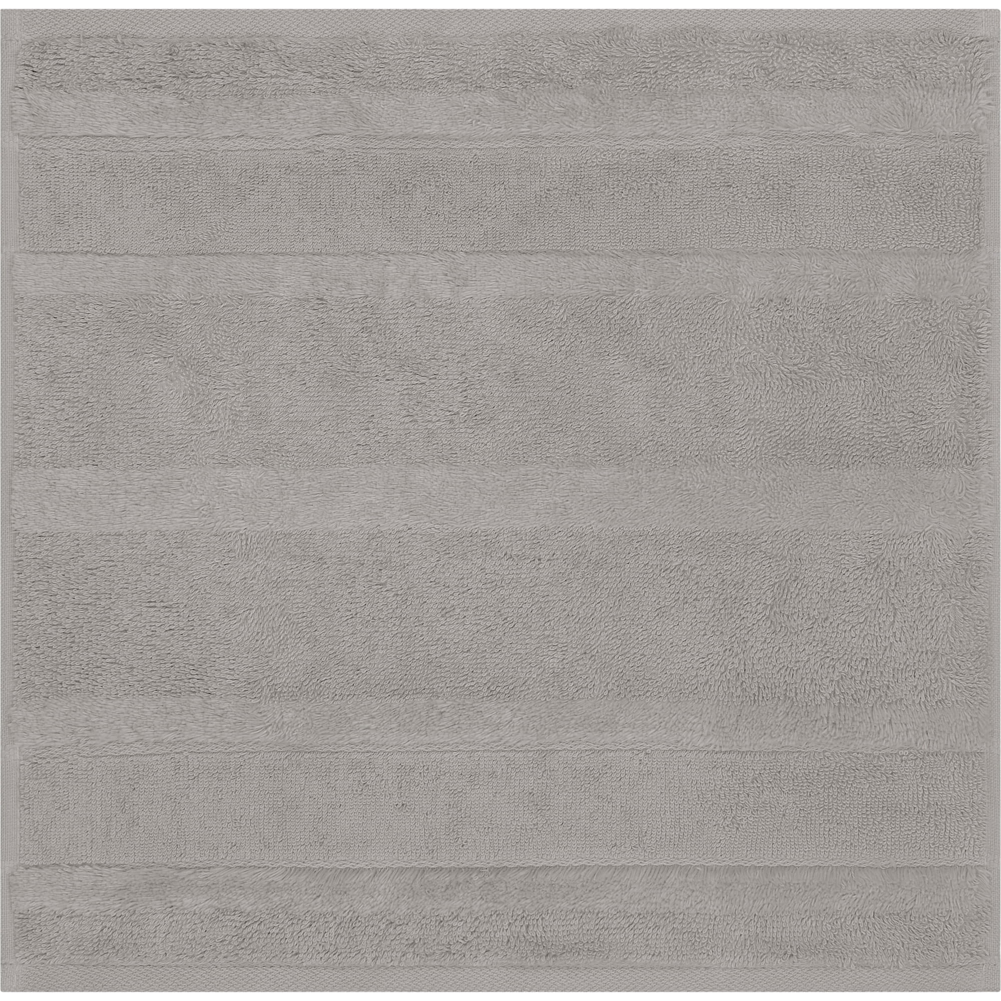 Cawö Handtücher Noblesse2 Uni 1002 metal - 735 - Seiflappen 30x30 cm