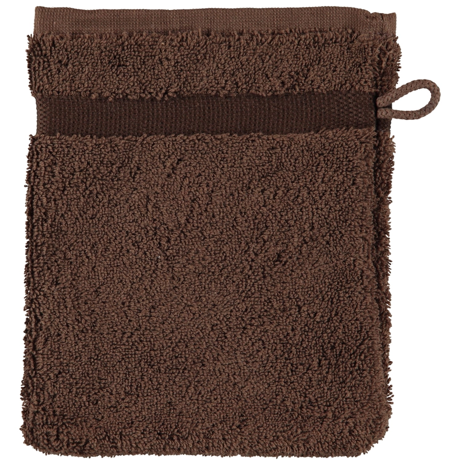 Rhomtuft - Handtücher Princess - Farbe: mocca - 406 - Waschhandschuh 16x22 cm