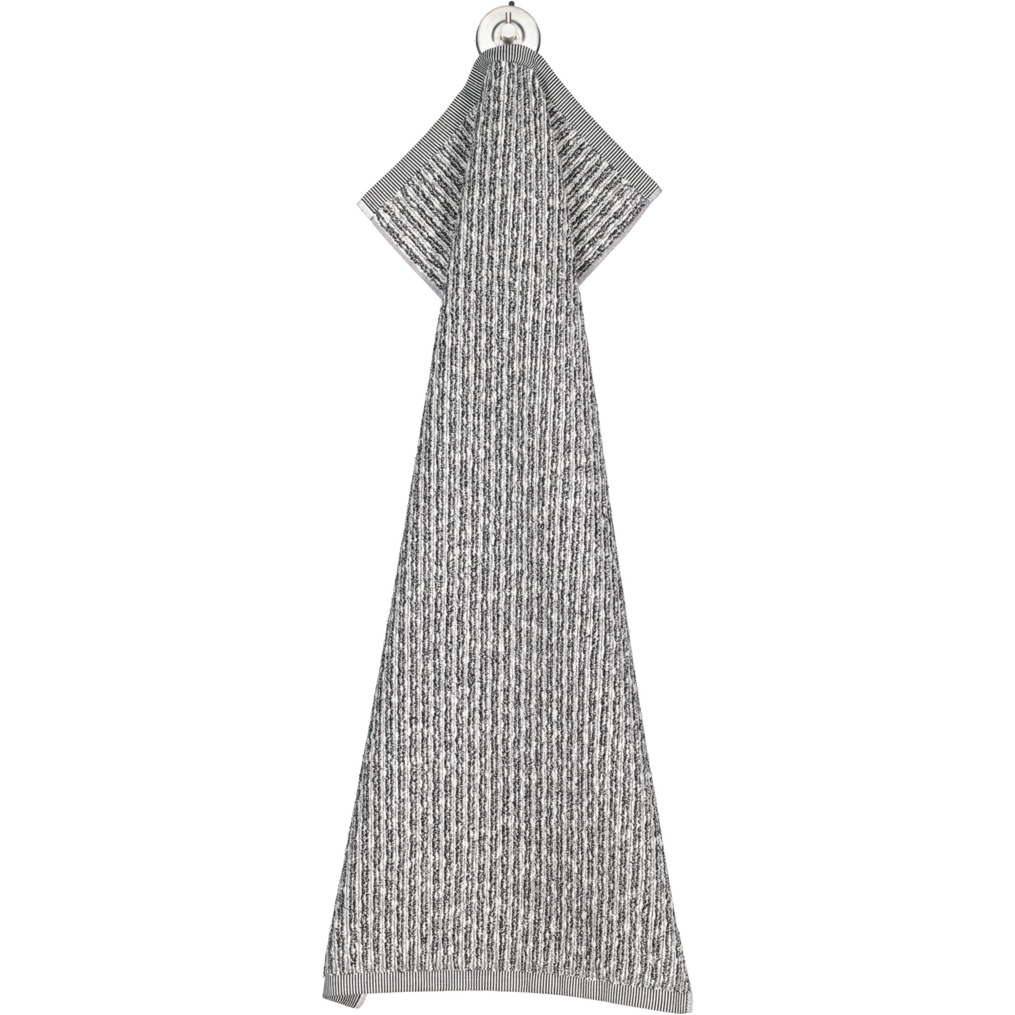 Möve Handtücher Brooklyn Pinstripe nature/black - 081 - Handtuch 50x100 cm
