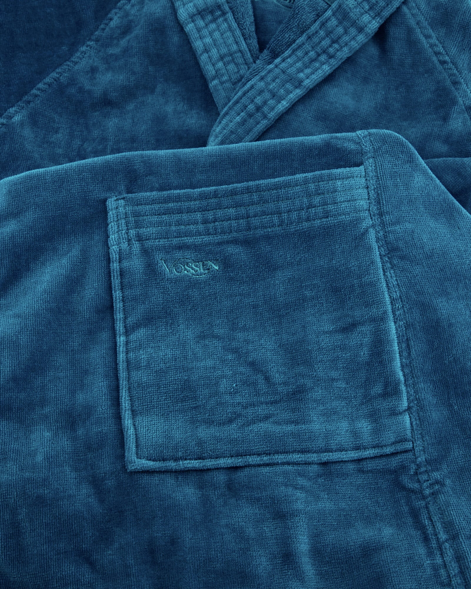 Vossen Bademäntel unisex Kurzmantel mit Kapuze Texas lagoon - 5890