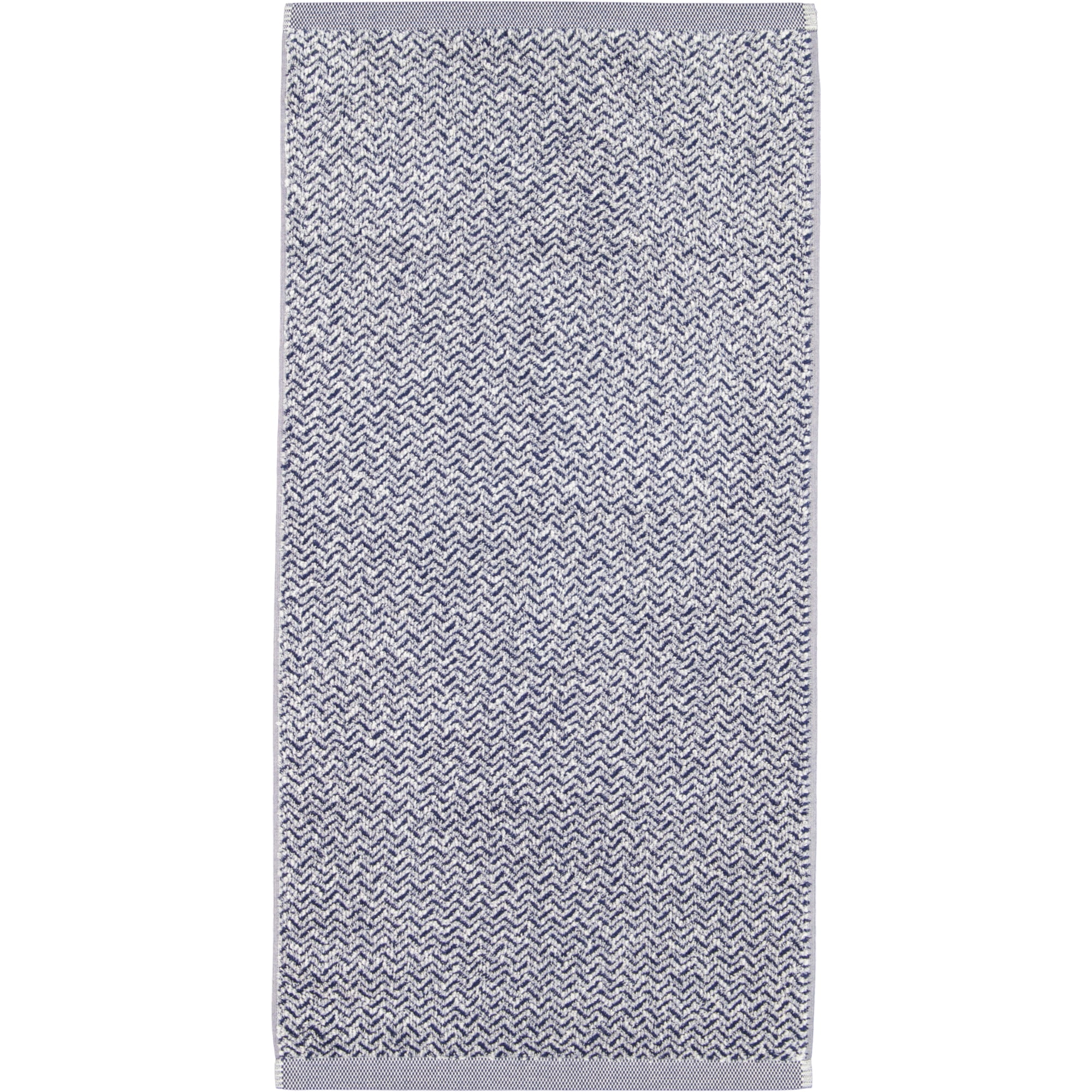 Möve Handtücher Brooklyn Fischgrat nature/deep sea - 042 - Handtuch 50x100 cm