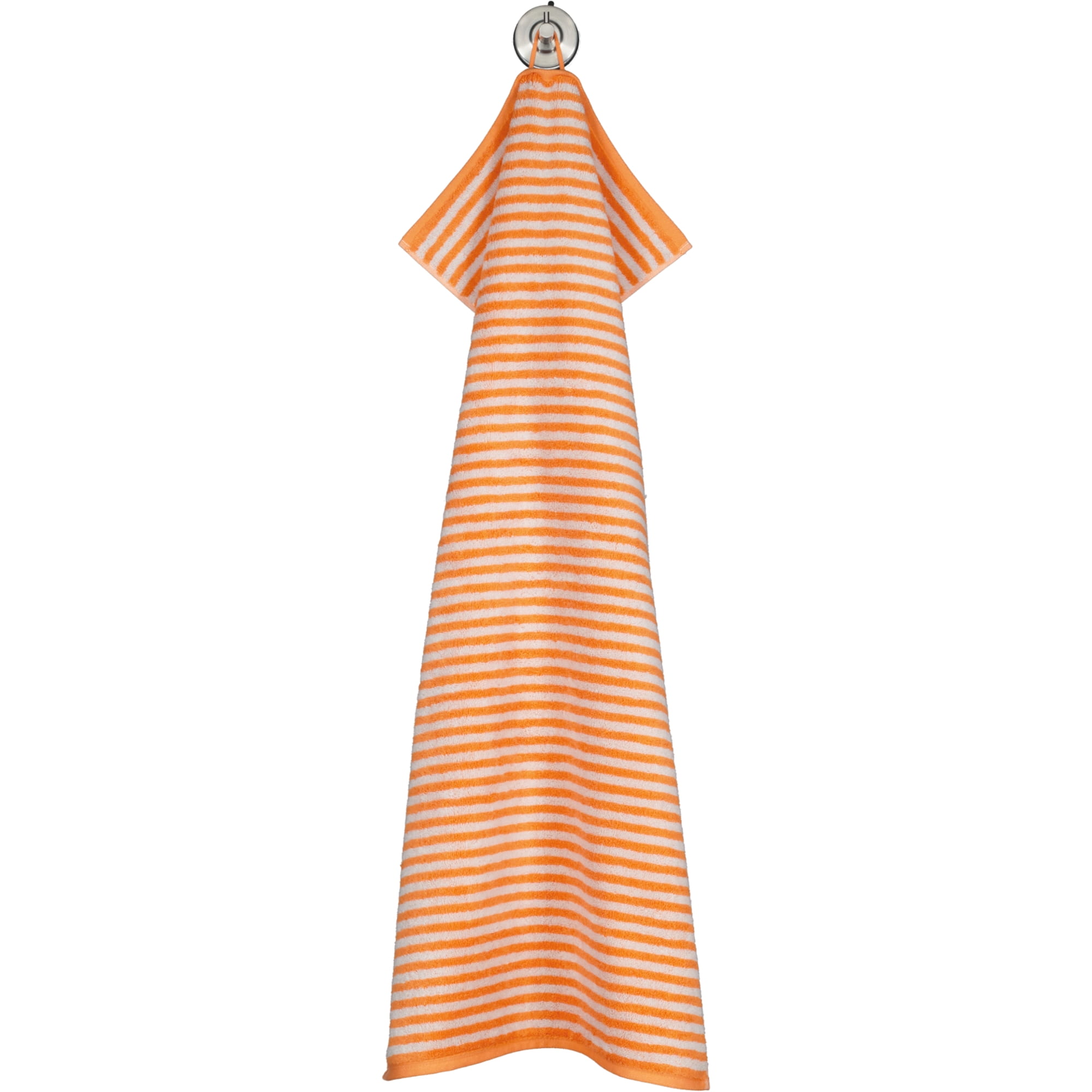 Cawö Handtücher Campus Ringel 955 mandarine - 33 - Handtuch 50x100 cm