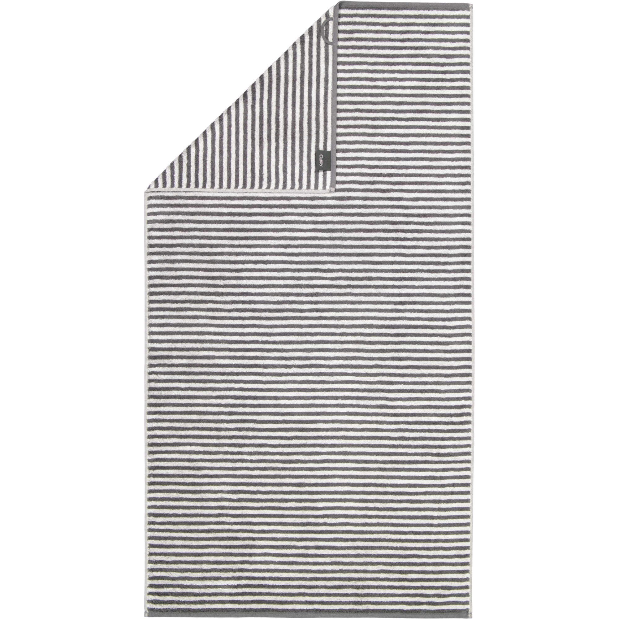 Cawö - Campus Ringel 955 - Farbe: anthrazit - 77 - Duschtuch 70x140 cm