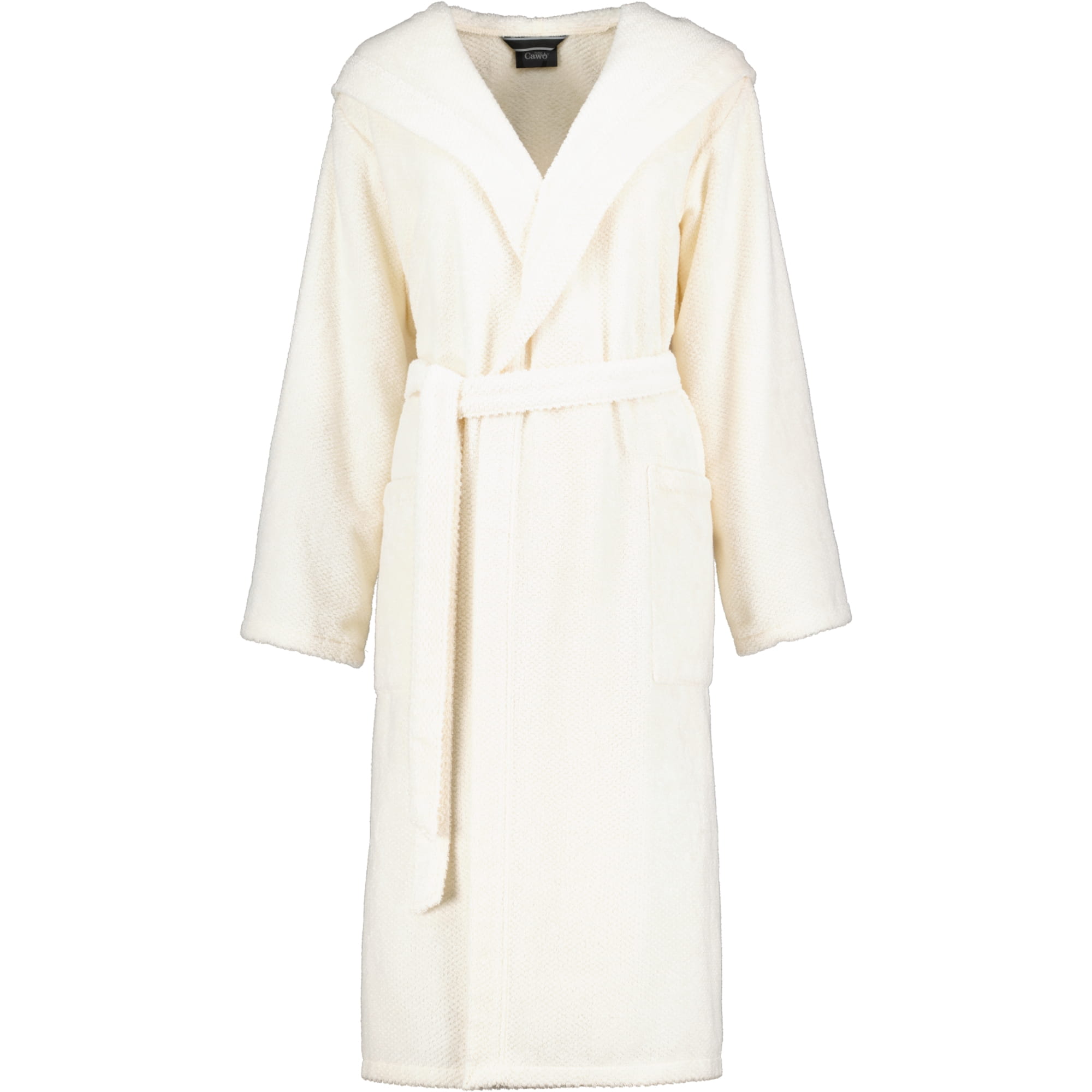 Cawö Damen Bademantel Kapuze Pure 5223 - Farbe: natur - 356