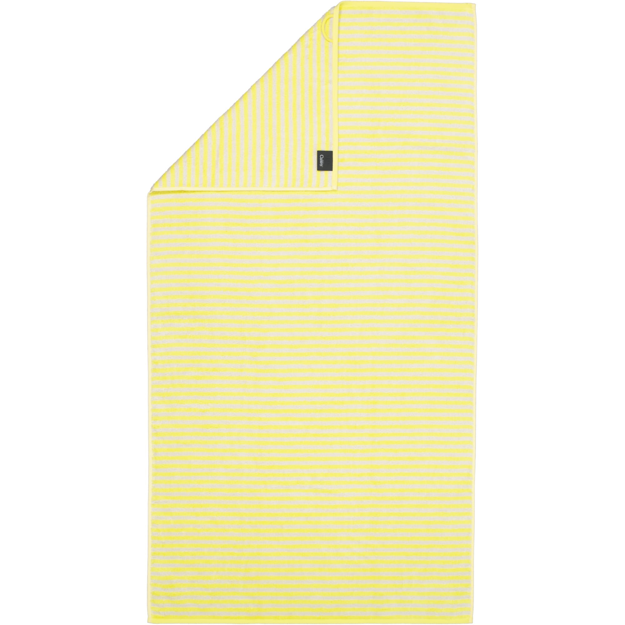 Cawö - Campus Ringel 955 - Farbe: lemon - 57 - Duschtuch 70x140 cm