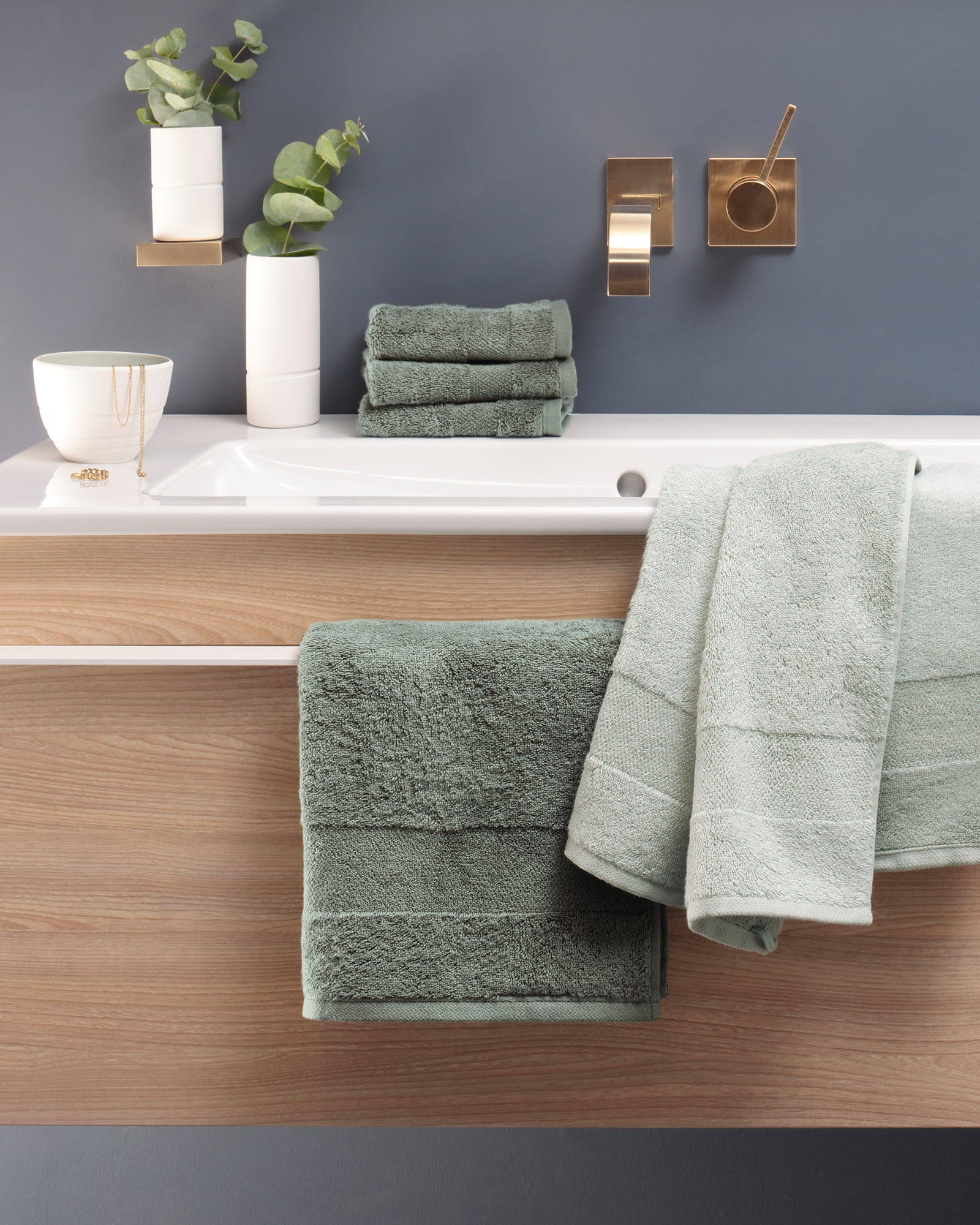 Villeroy & Boch Handtücher One 2550 - Farbe: mineral green - 470