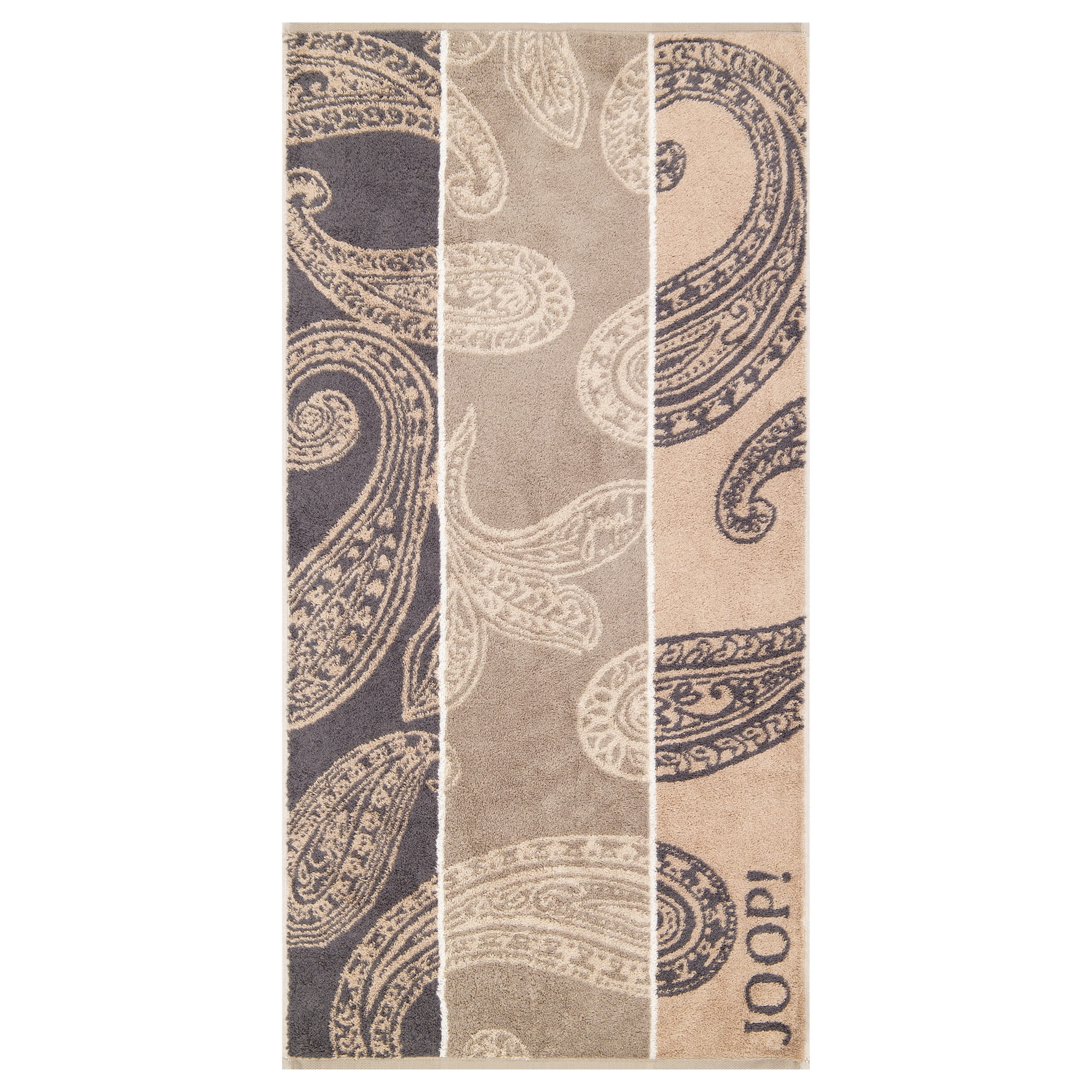 JOOP! Handtücher Contour Paisley 1714 Taupe - 73 - Handtuch 50x100 cm