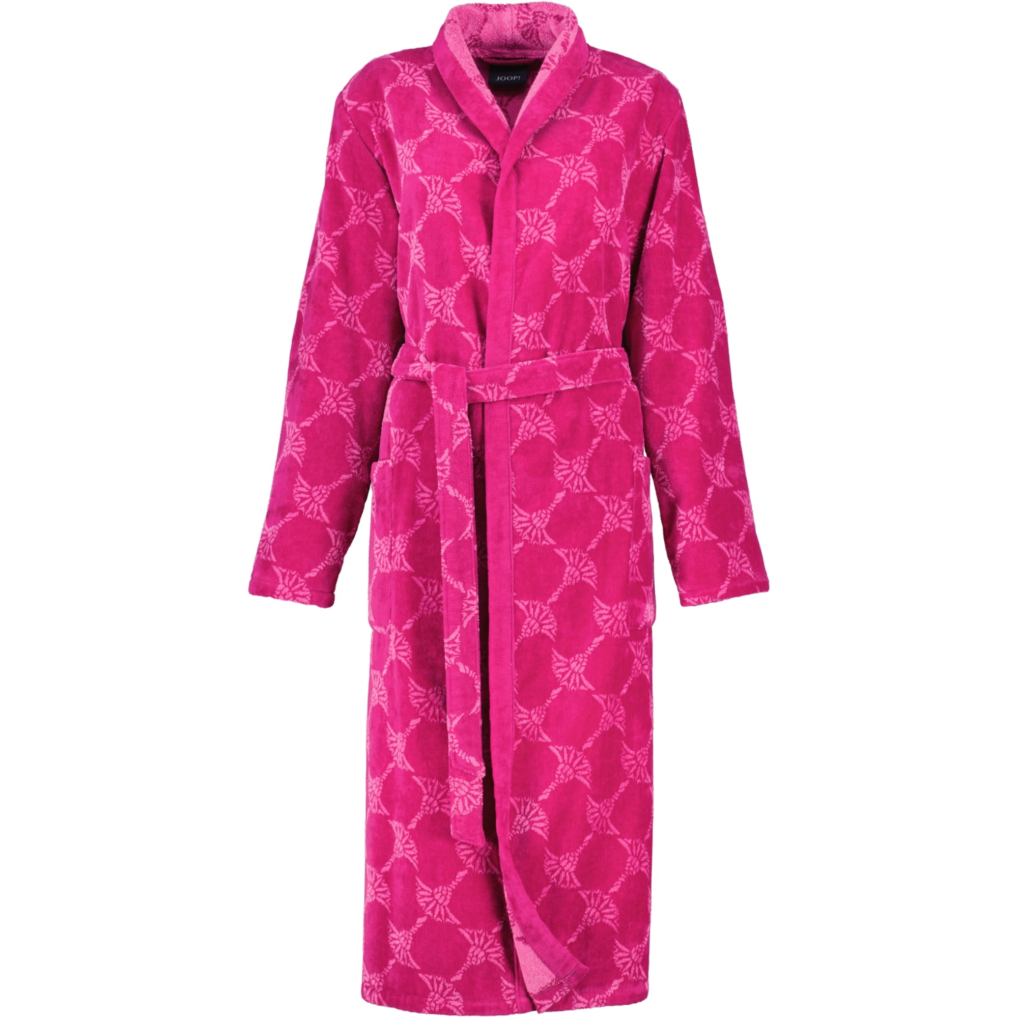 JOOP! Damen Bademantel Cornflower - Schalkragen 1645 - Farbe: Cassis - 22