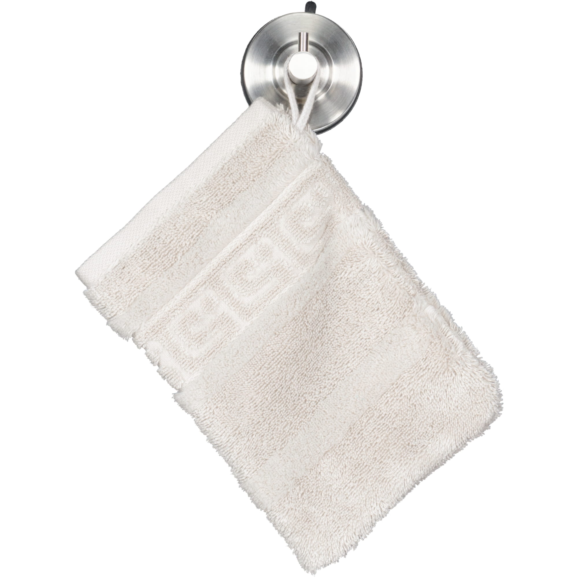 Cawö - Noblesse Uni 1001 - Farbe: 775 - silber - Waschhandschuh 16x22 cm