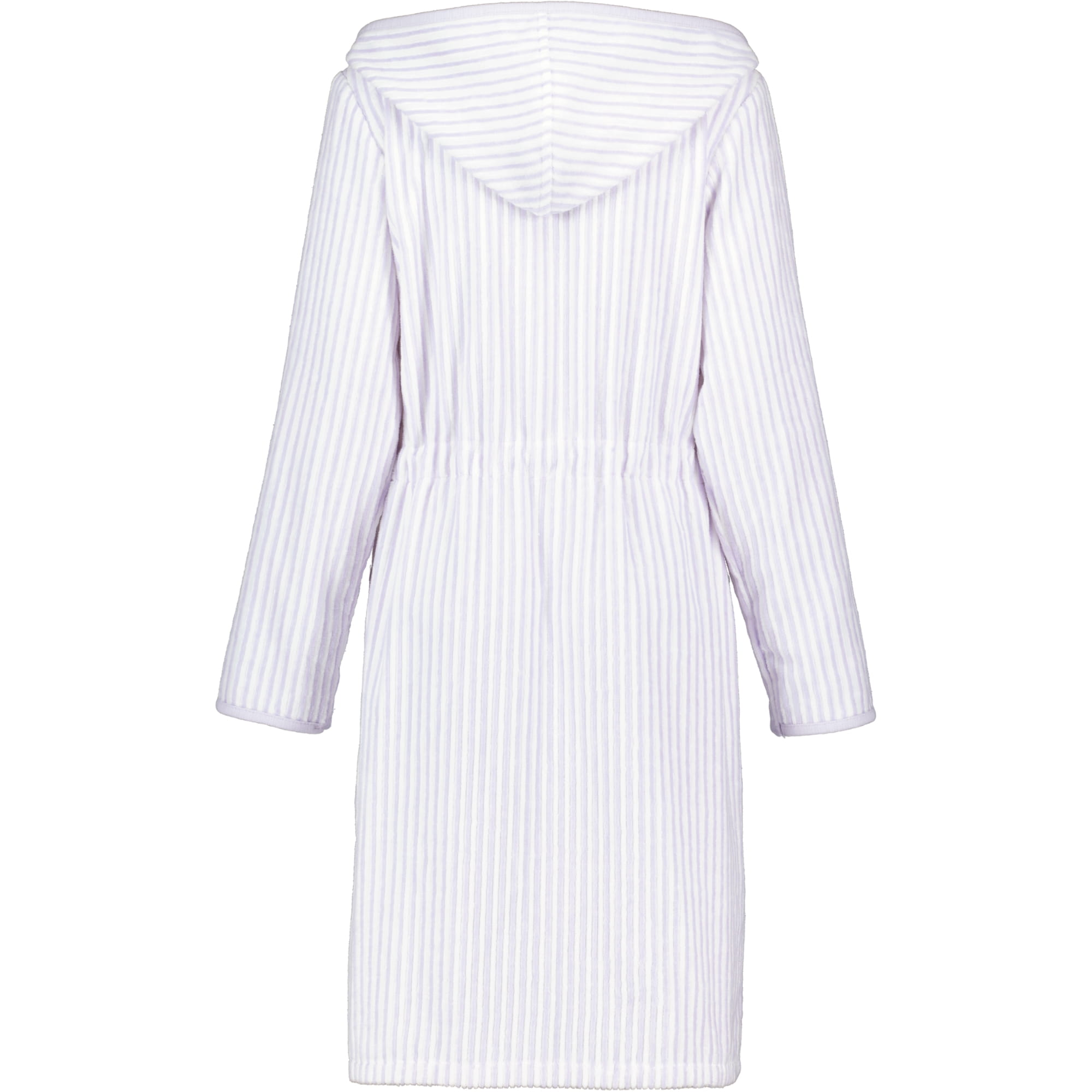 Cawö - Damen Bademantel kurz Kapuze TG RV 6416 - Farbe: flieder - 86