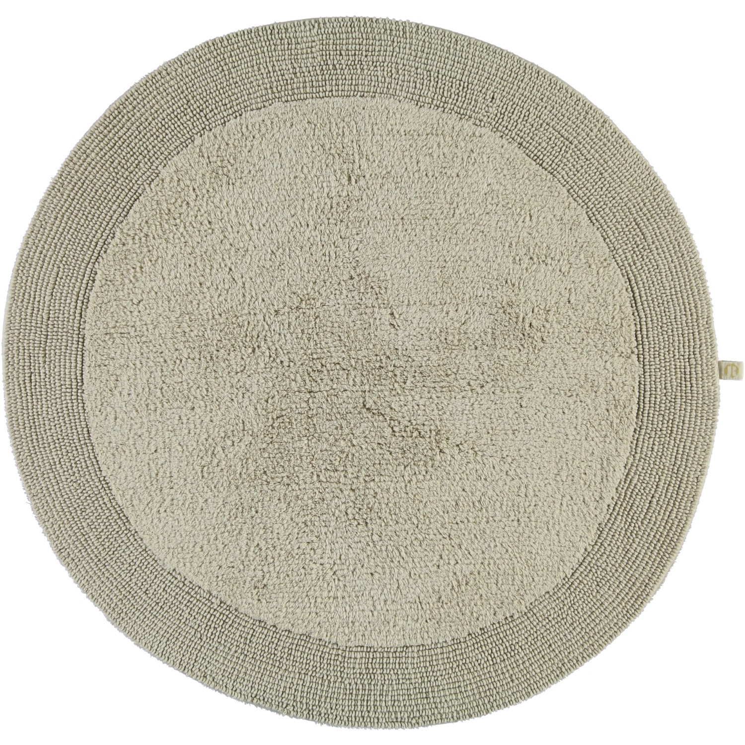 Rhomtuft - Badteppiche Exquisit - Farbe: stone - 320 - 80 cm rund