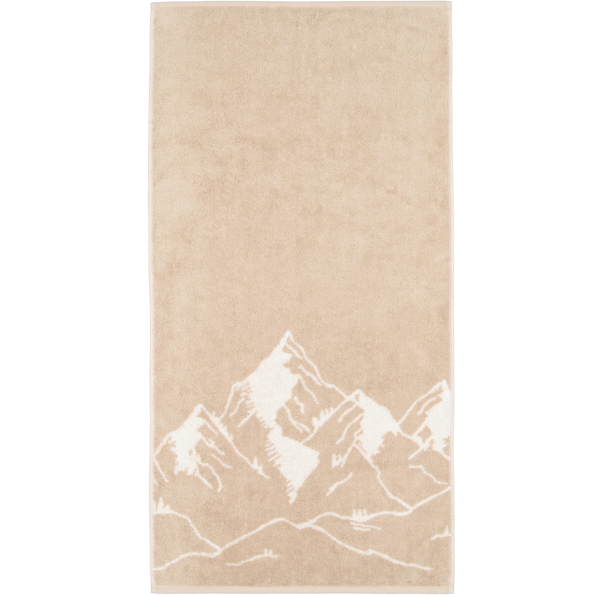 Cawö Handtücher Alpenchic Edition Berge 6269 natur - 33 - Handtuch 50x100 cm