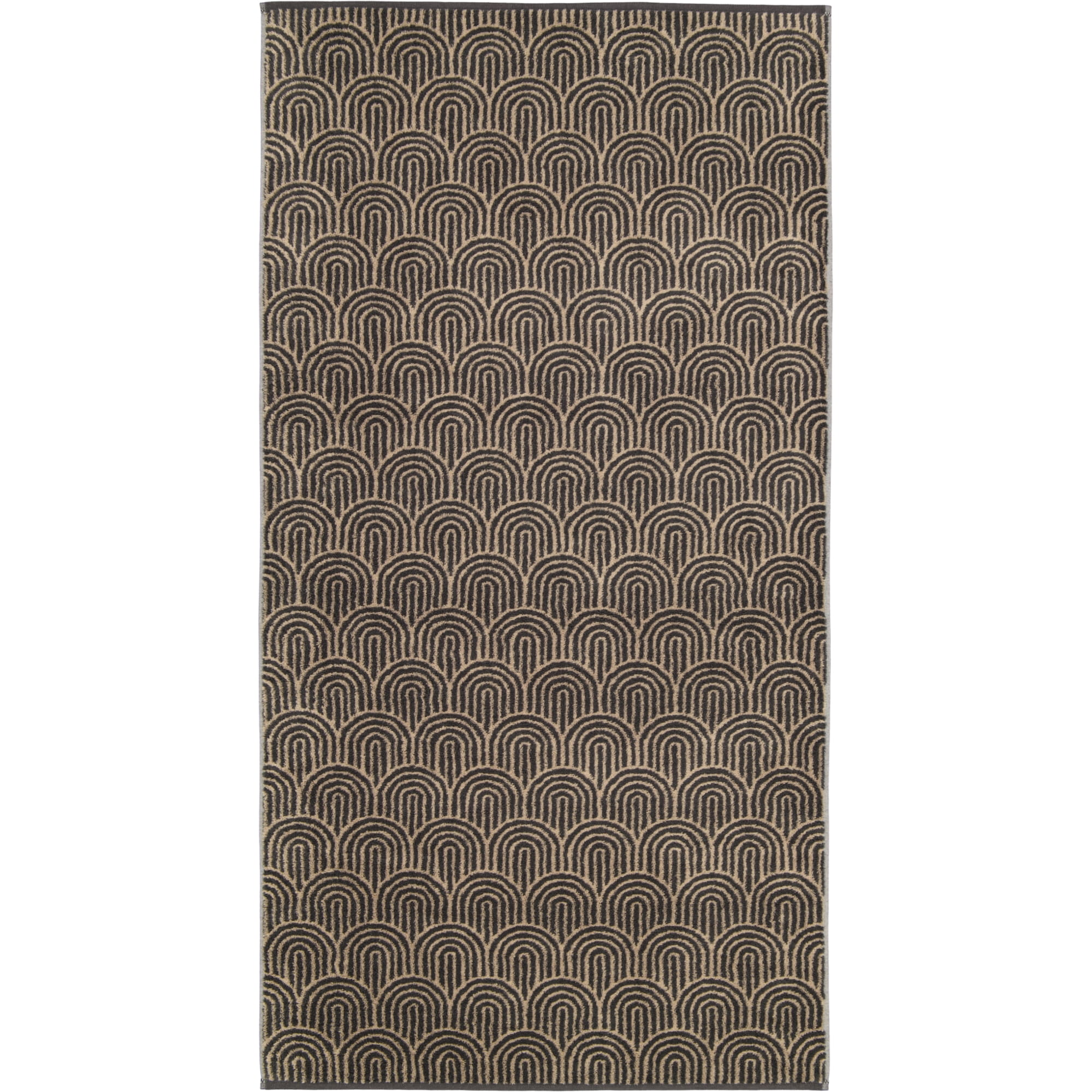Cawö Handtücher Maison Bögen 6268 basalt - 37 - Duschtuch 70x140 cm
