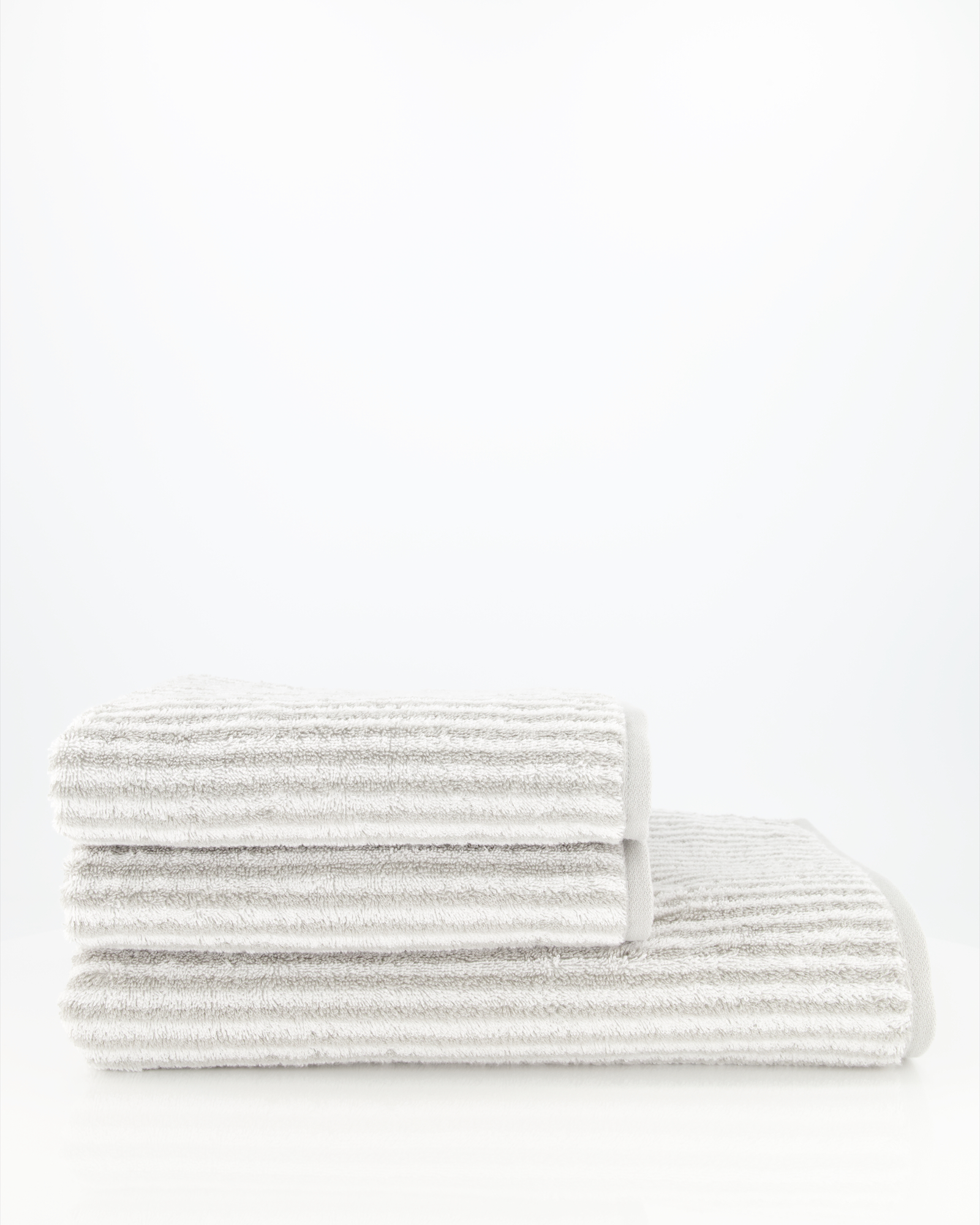 Cawö Handtücher Two-Tone Stripes 480 platin - 76