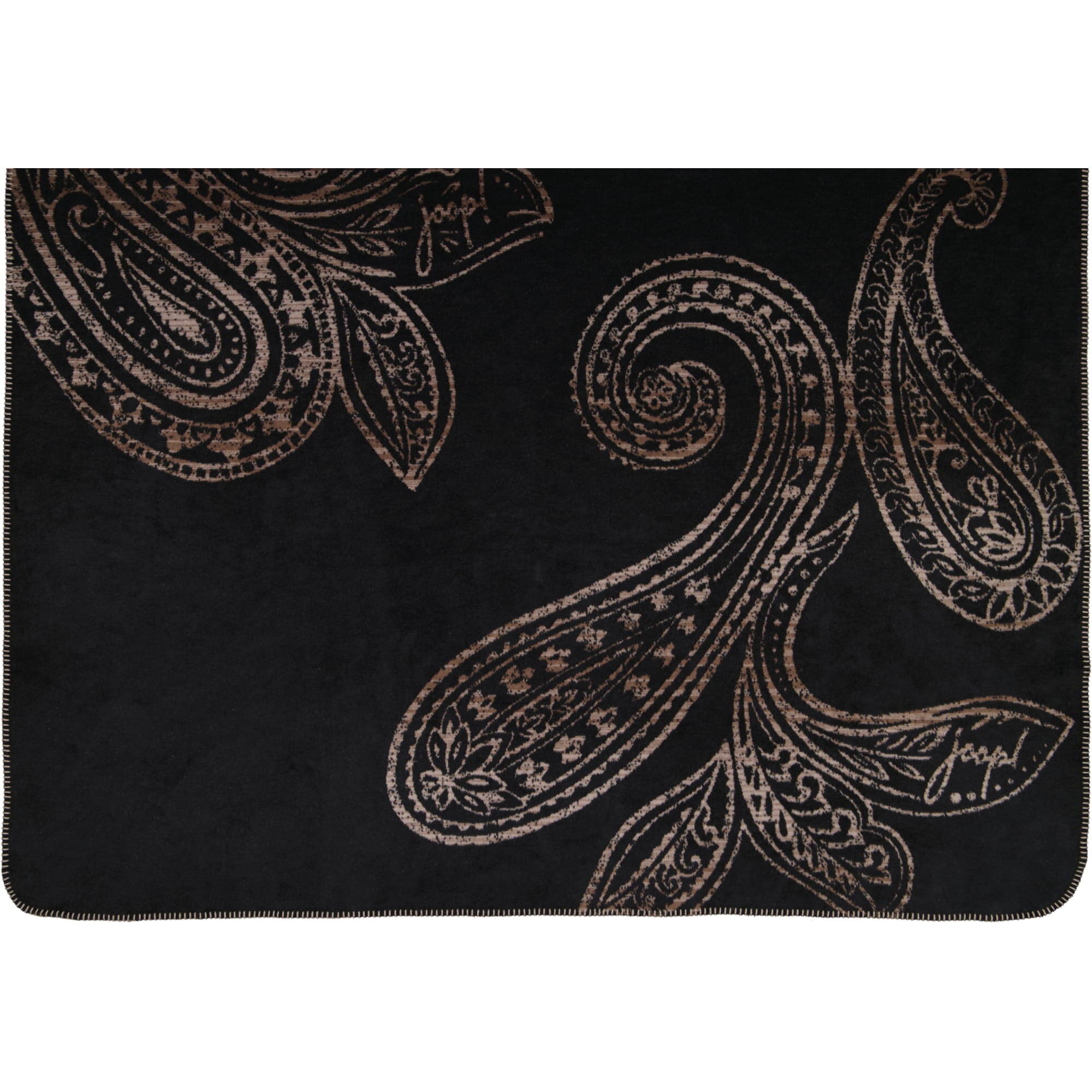 JOOP! Wohndecken Paisley Schwarz - 150x200 cm