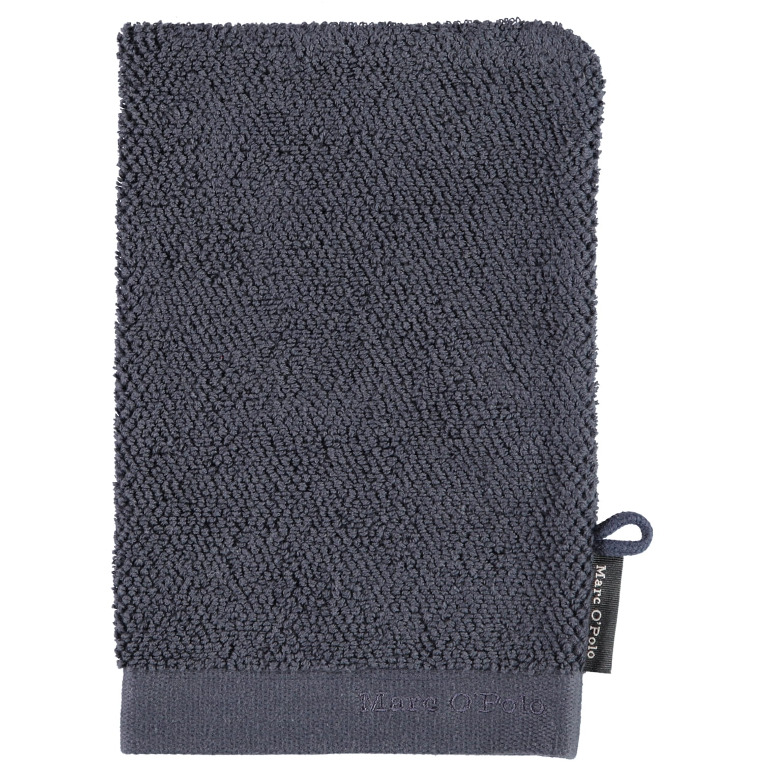 Marc o Polo Timeless uni - Farbe: Marine - Waschhandschuh 16x21 cm