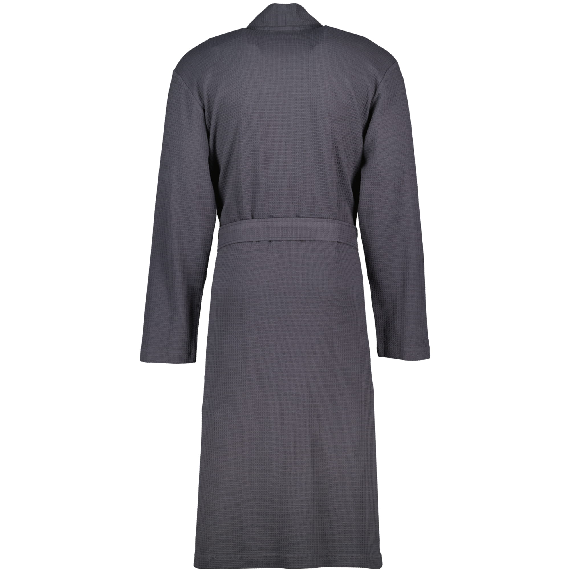 JOOP Herren Bademantel Kimono Pique 1656 - Farbe: Anthrazit - 767