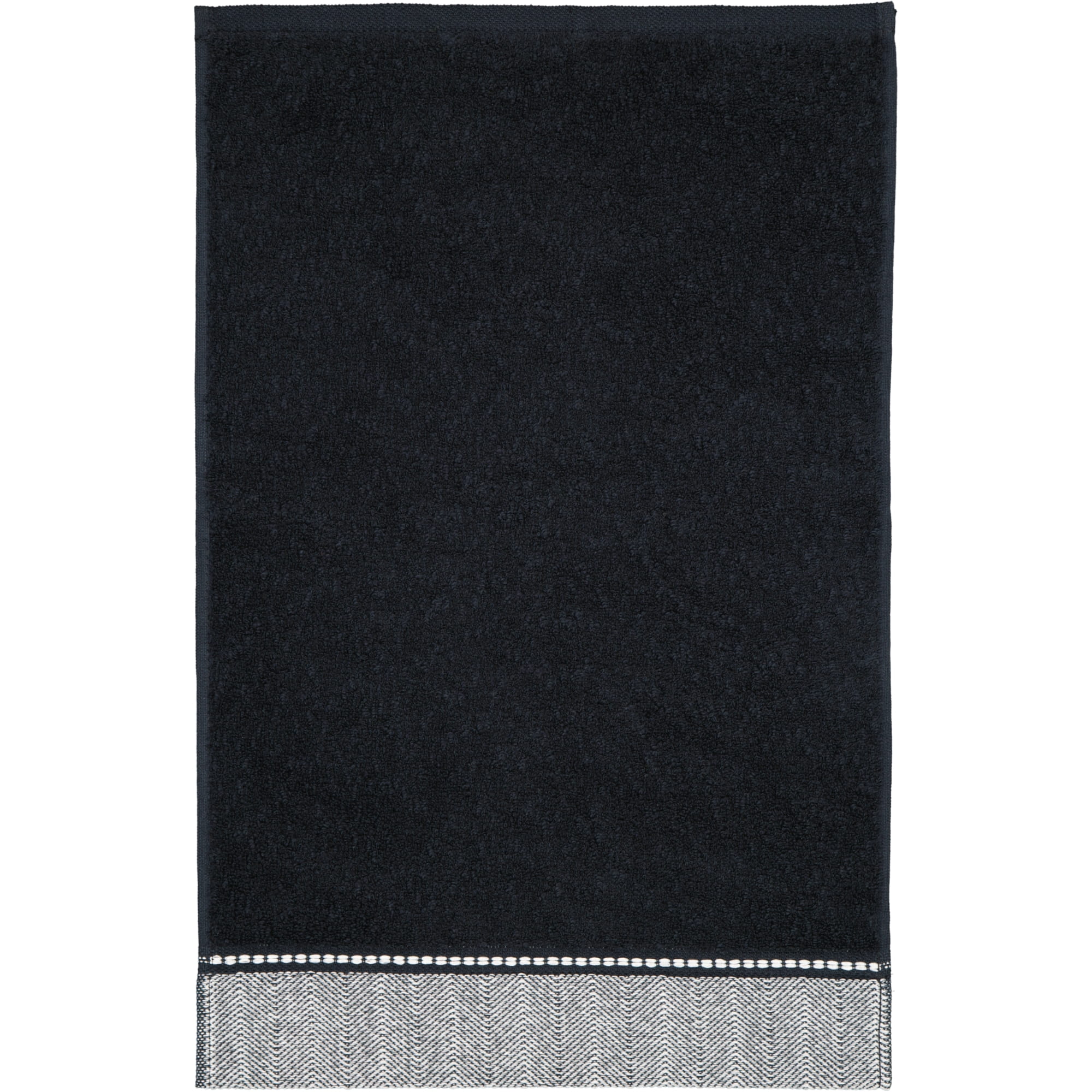 Möve Brooklyn Uni - Farbe:  black - 199 (1-0669/8970) - Gästetuch 30x50 cm
